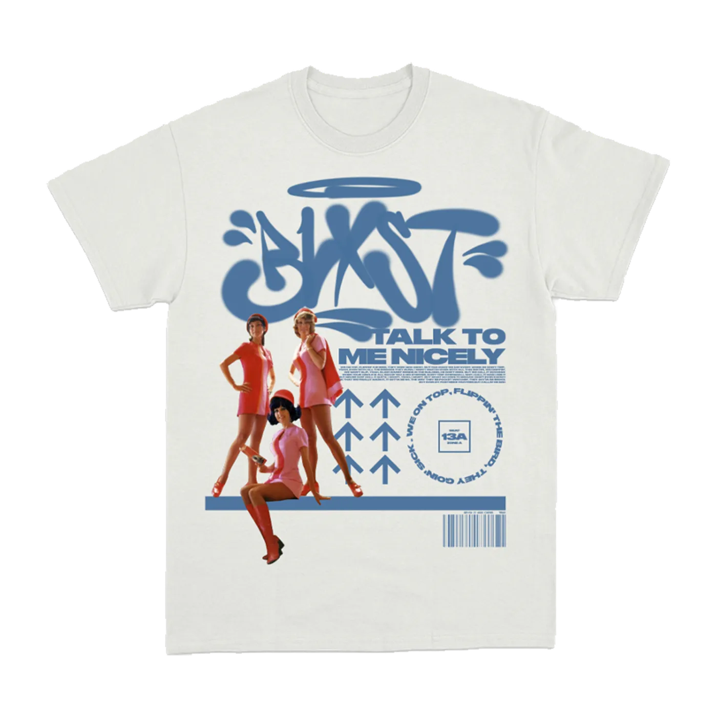 Blxst Talk To Me Nicely White T-Shirt