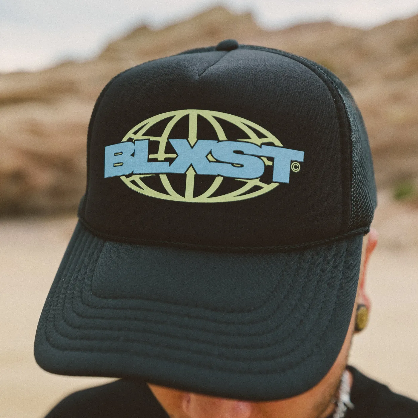 Blxst Globe Trucker Hat