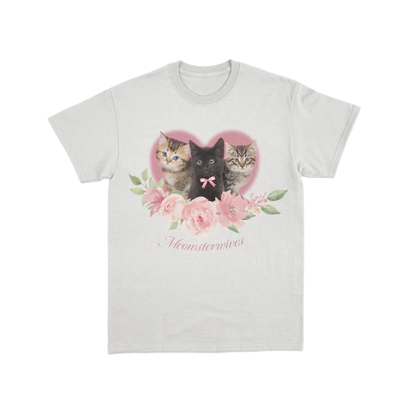 MisterWives Meowsterwives White Tee