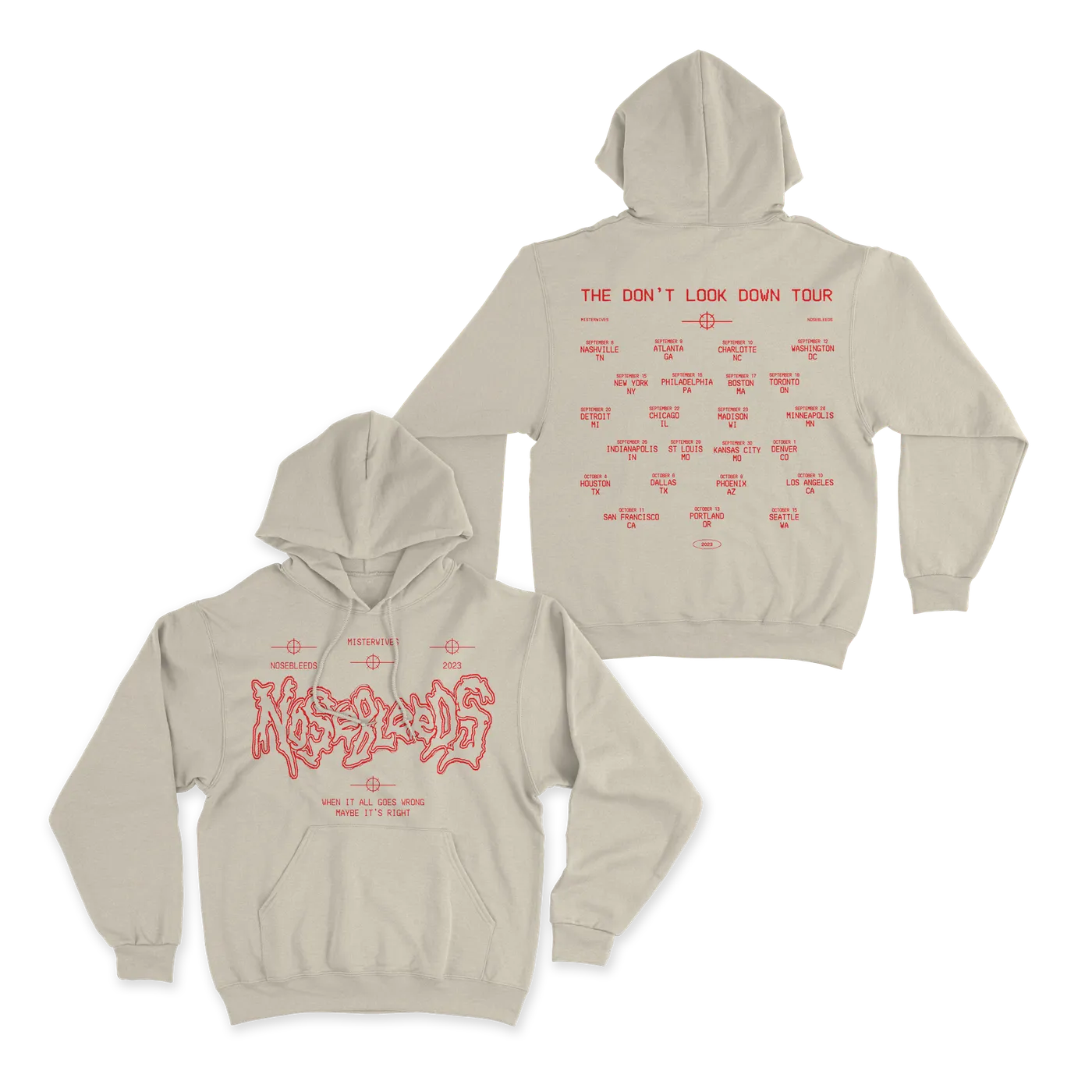 MisterWives Tour Cement Hoodie