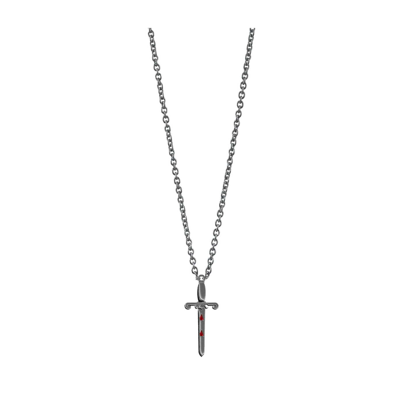 MisterWives Dagger Silver Necklace