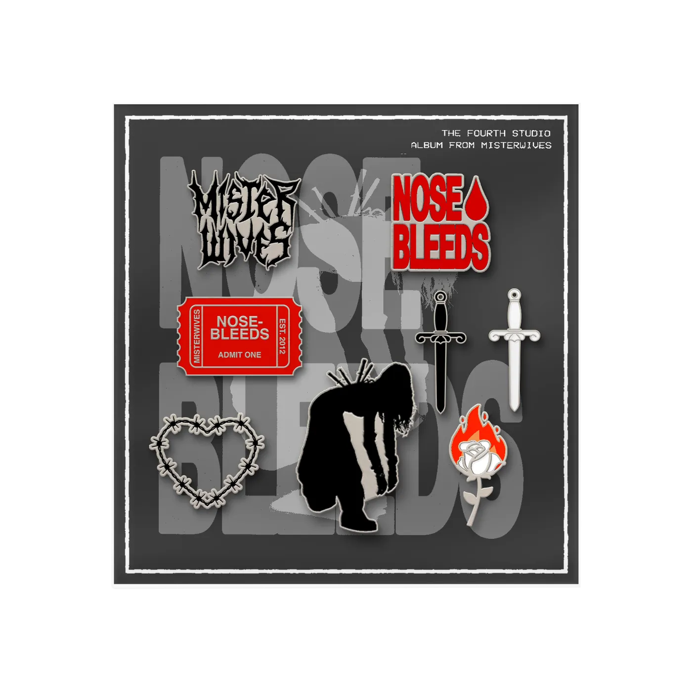 MisterWives Nosebleeds Pin Pack
