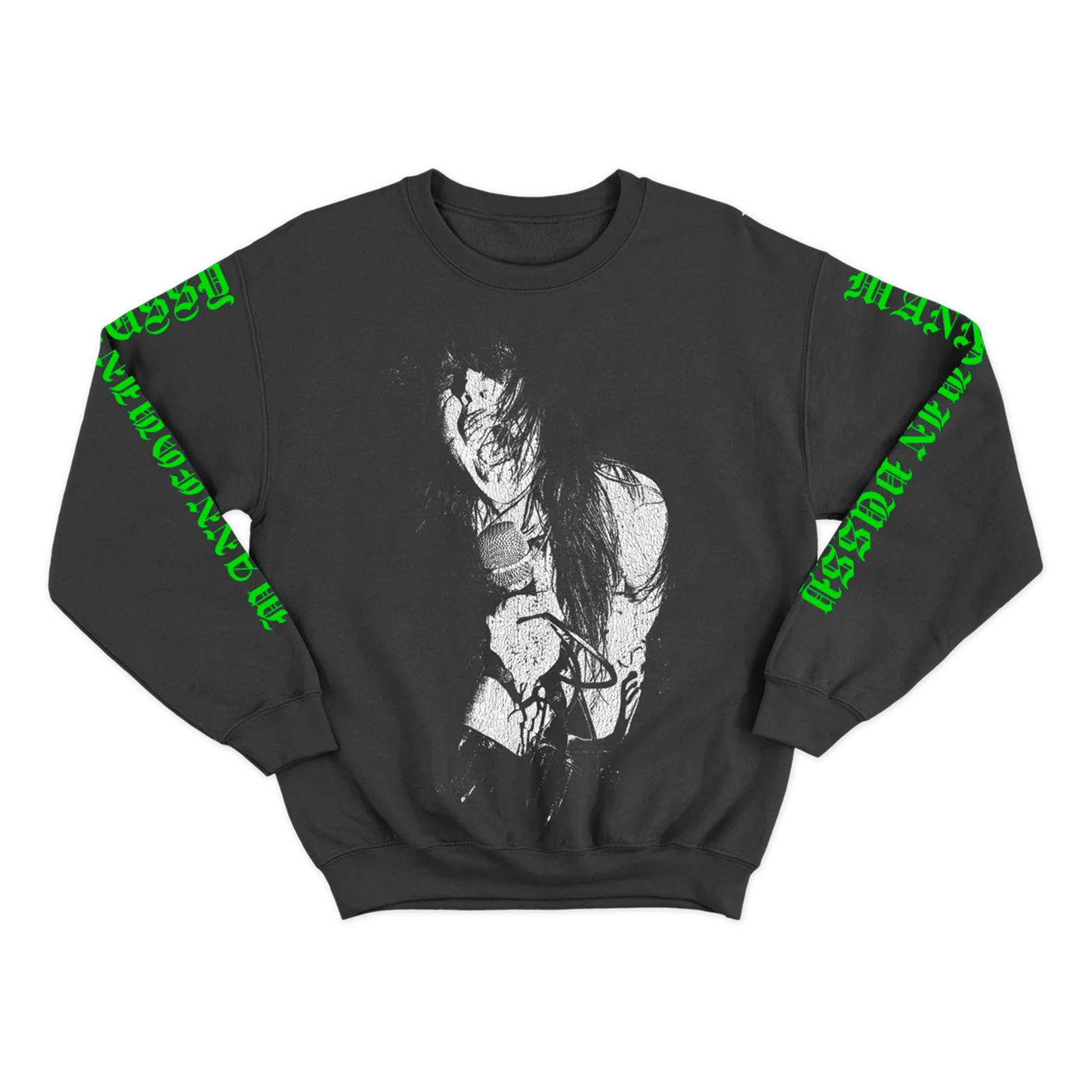 Mannequin Pussy Live Photo Black Crew Neck