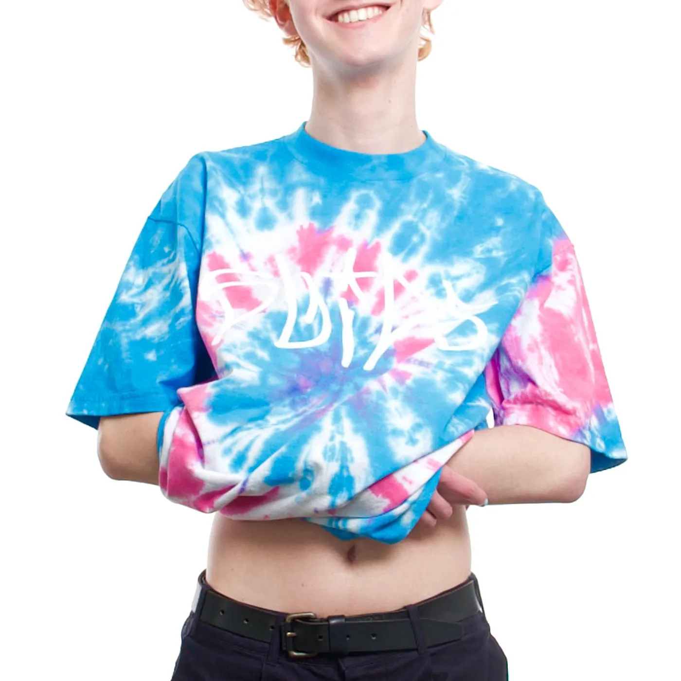George Clanton Slide Tee - Trix Yogurt Tie Dye