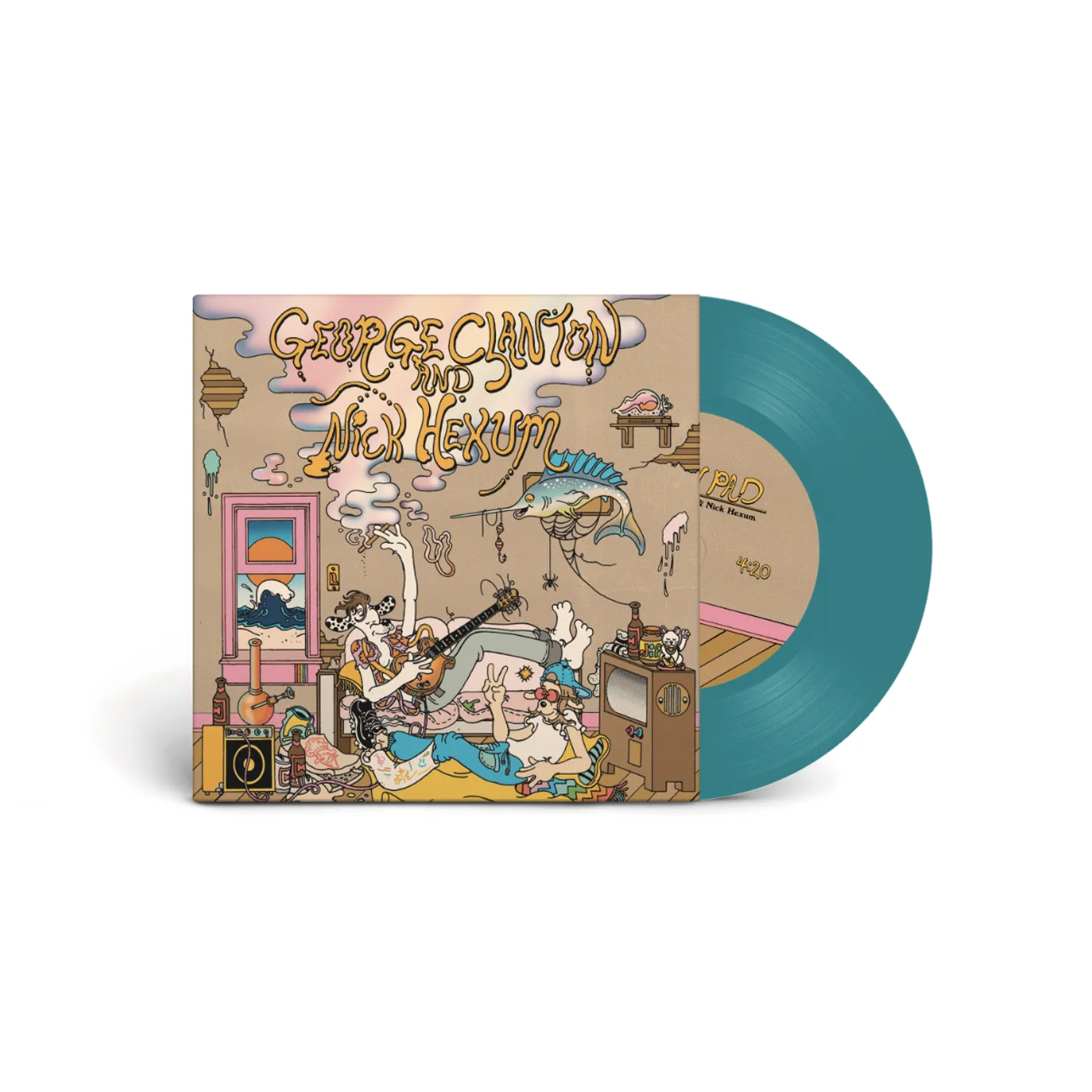 George Clanton & Nick Hexum - Crash Pad & King for a Day 7" (Vinyl)