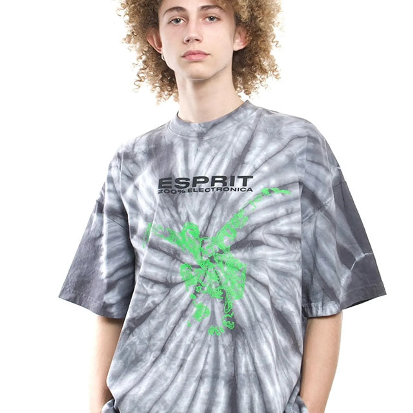ESPRIT 空想 200% Electronica Jumpman T-Shirt (Grey Tie Dye)