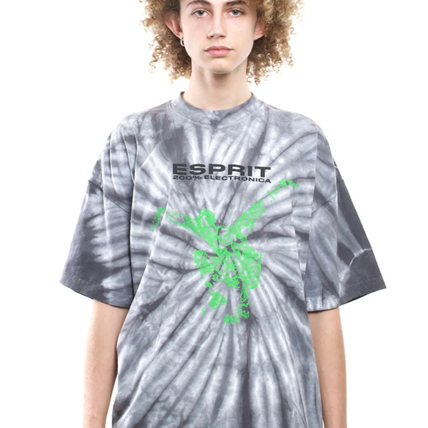 ESPRIT 空想 200% Electronica Jumpman T-Shirt (Grey Tie Dye)