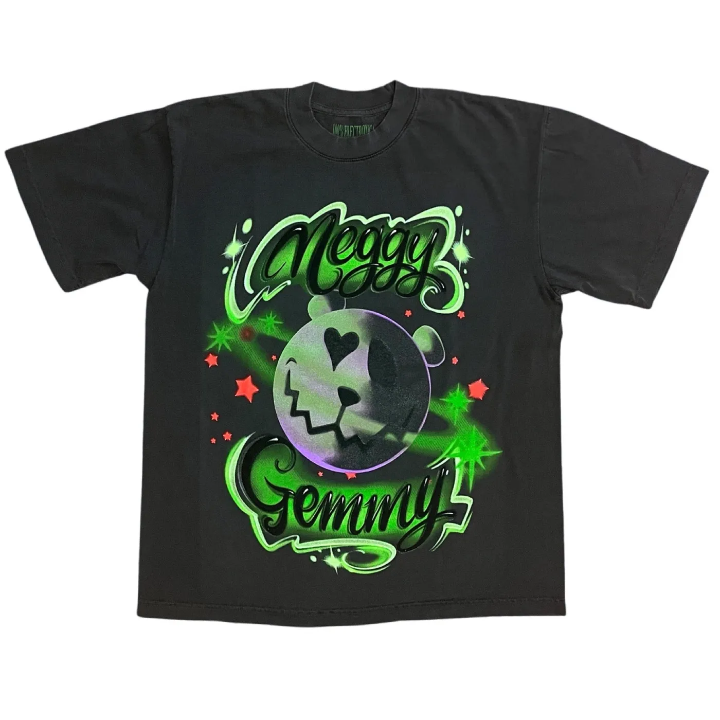 NEGATIVE GEMINI Twisted Airbrush T-Shirt