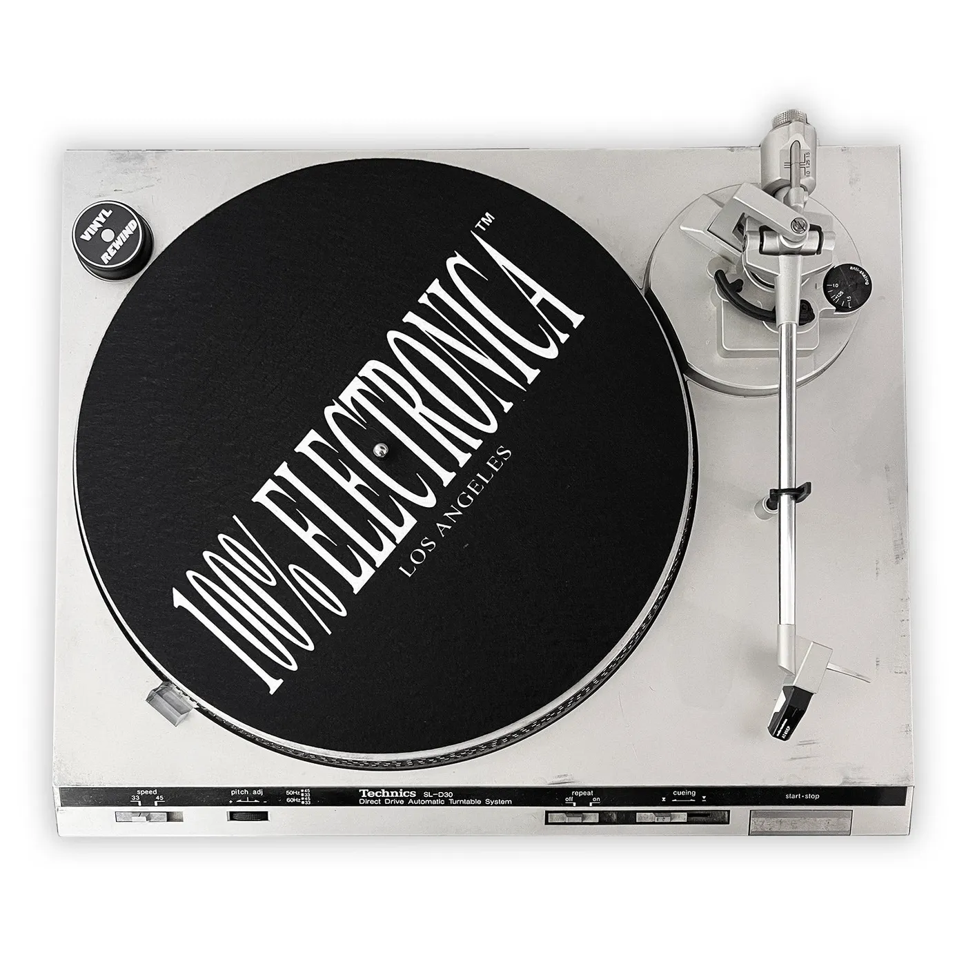 100% Electronica Slipmat - 100% Logo