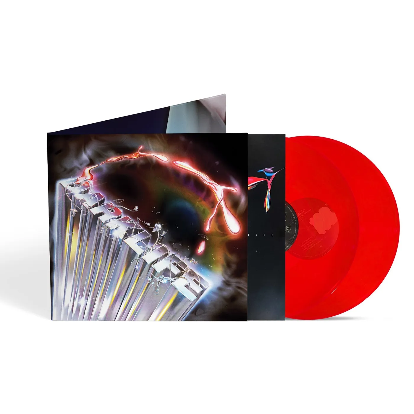 death's dynamic shroud Darklife 2xLP (Transparent Red)