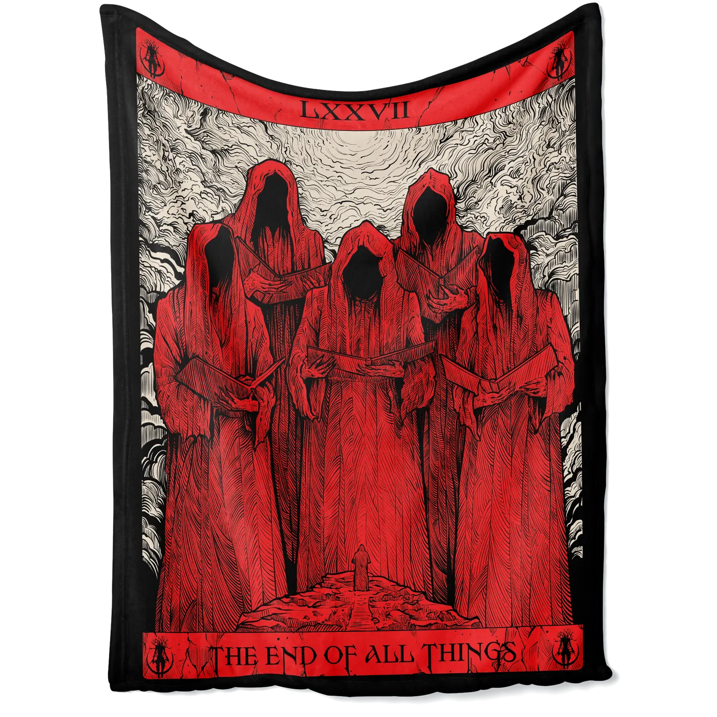 SWARM Tarot Card Plush Throw Blanket