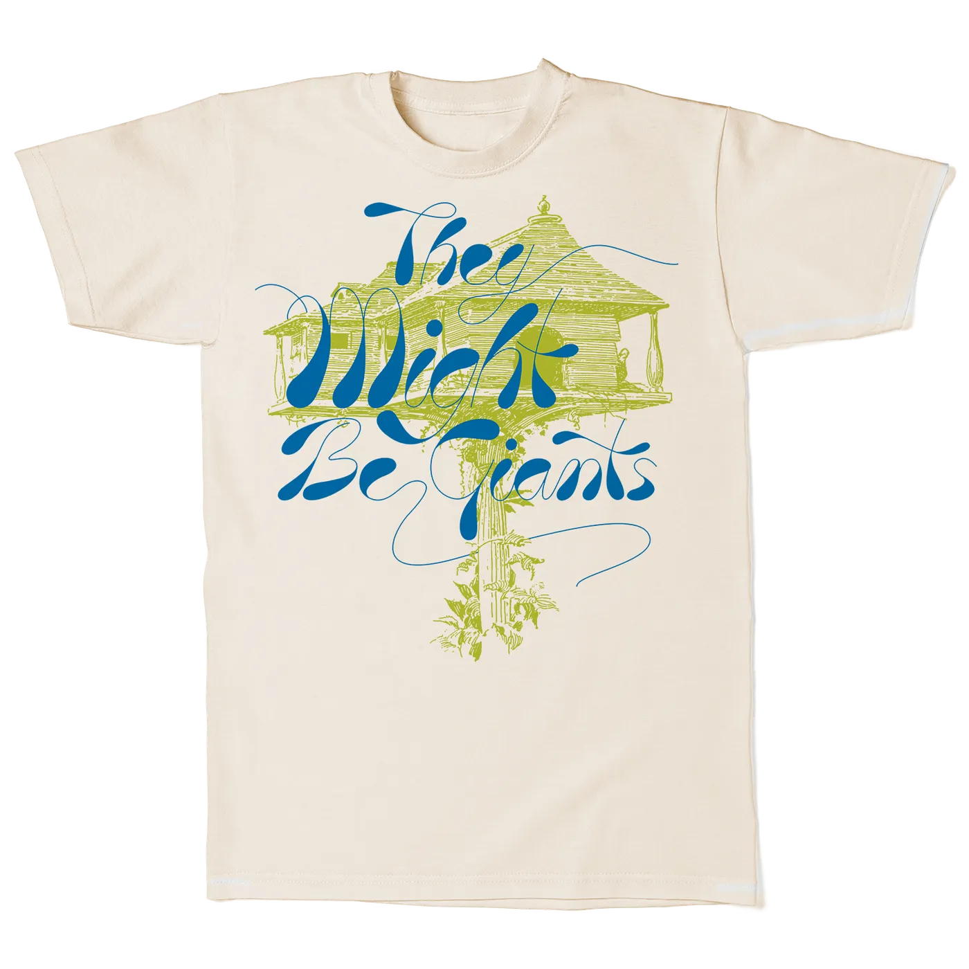 They Might Be Giants Birdhouse shirt on Oatmeal (Unisex)