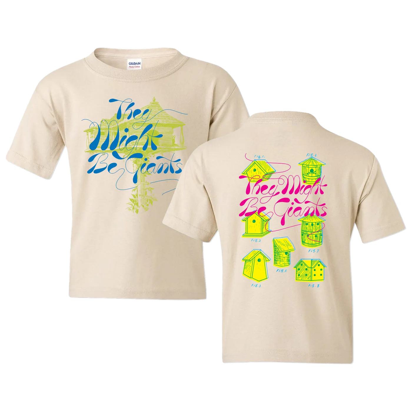 They Might Be Giants Birdhouse shirt on Oatmeal (Youth)