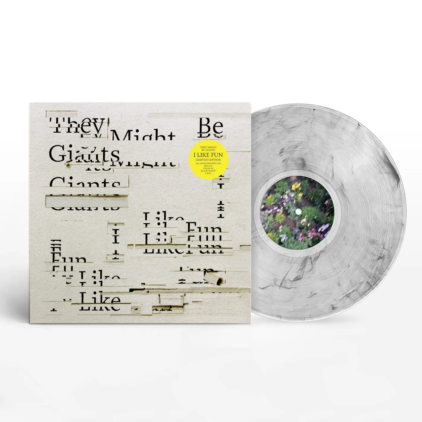 They Might Be Giants I Like Fun Clear With Black Wisp 180g Vinyl