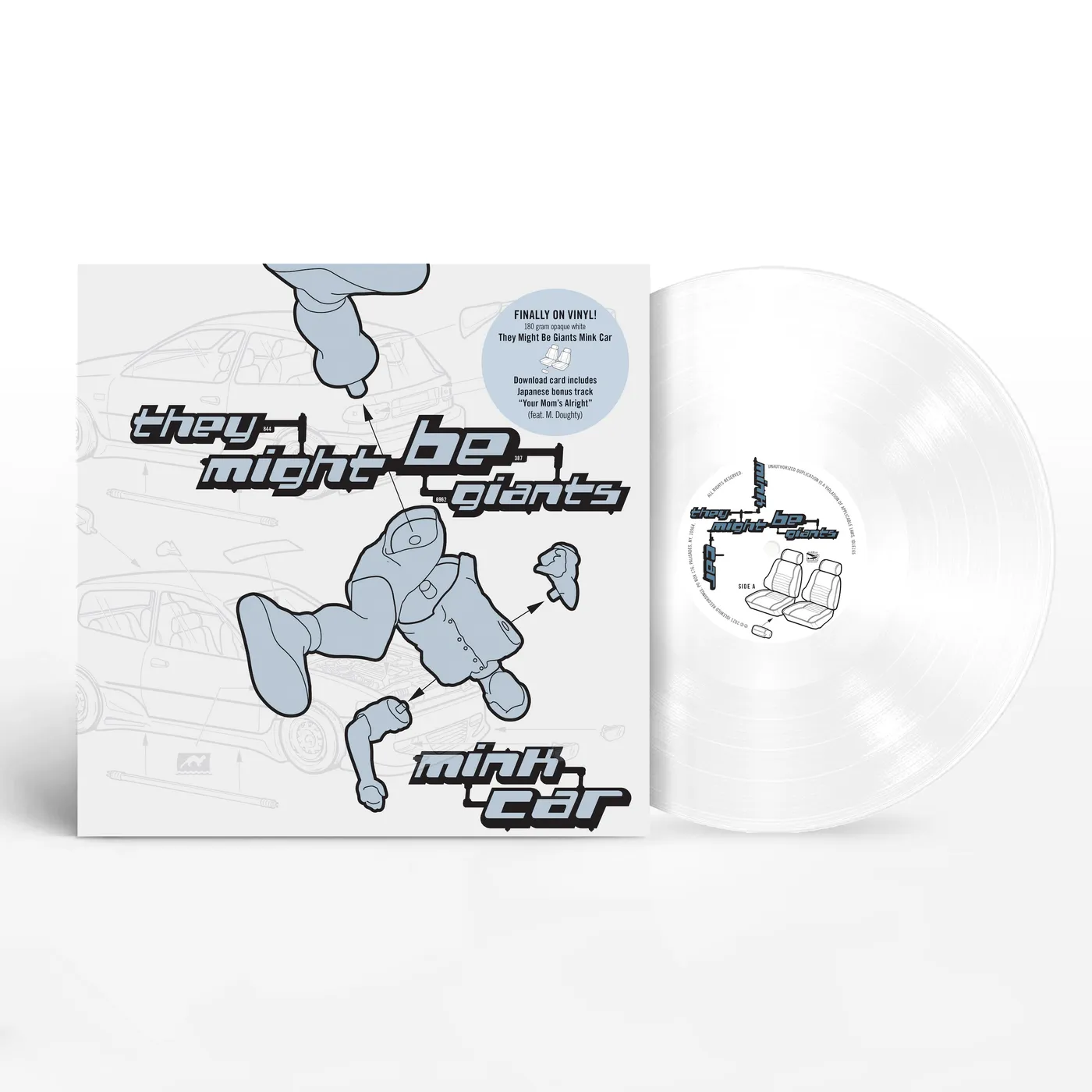 They Might Be Giants Mink Car 180g White Vinyl