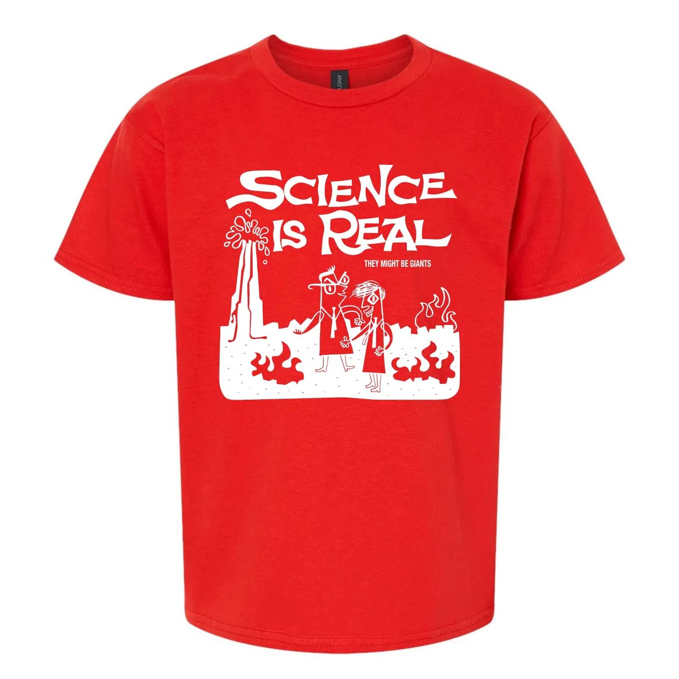 They Might Be Giants Science is Real Red T-Shirt (Youth)