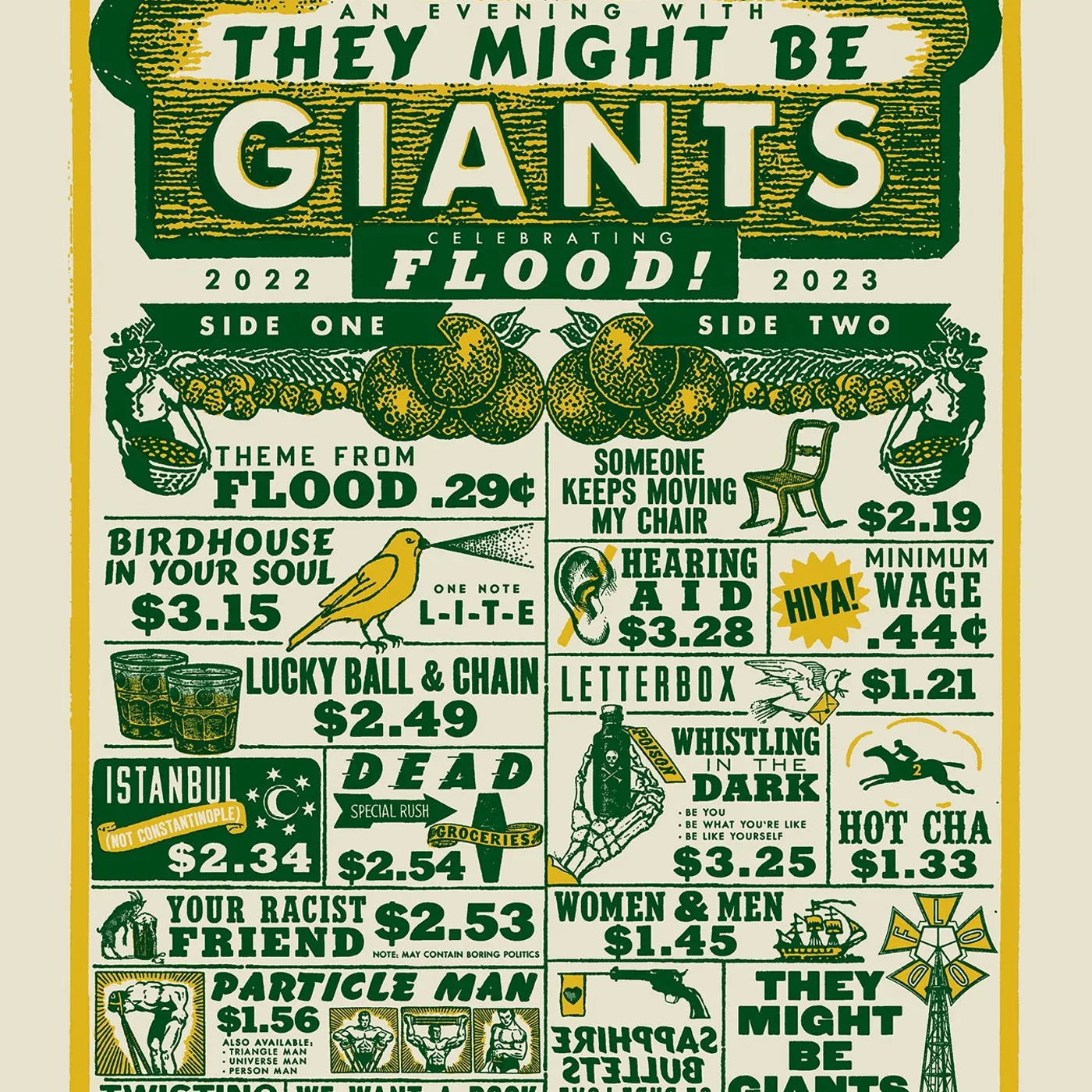 They Might Be Giants Flyer Poster
