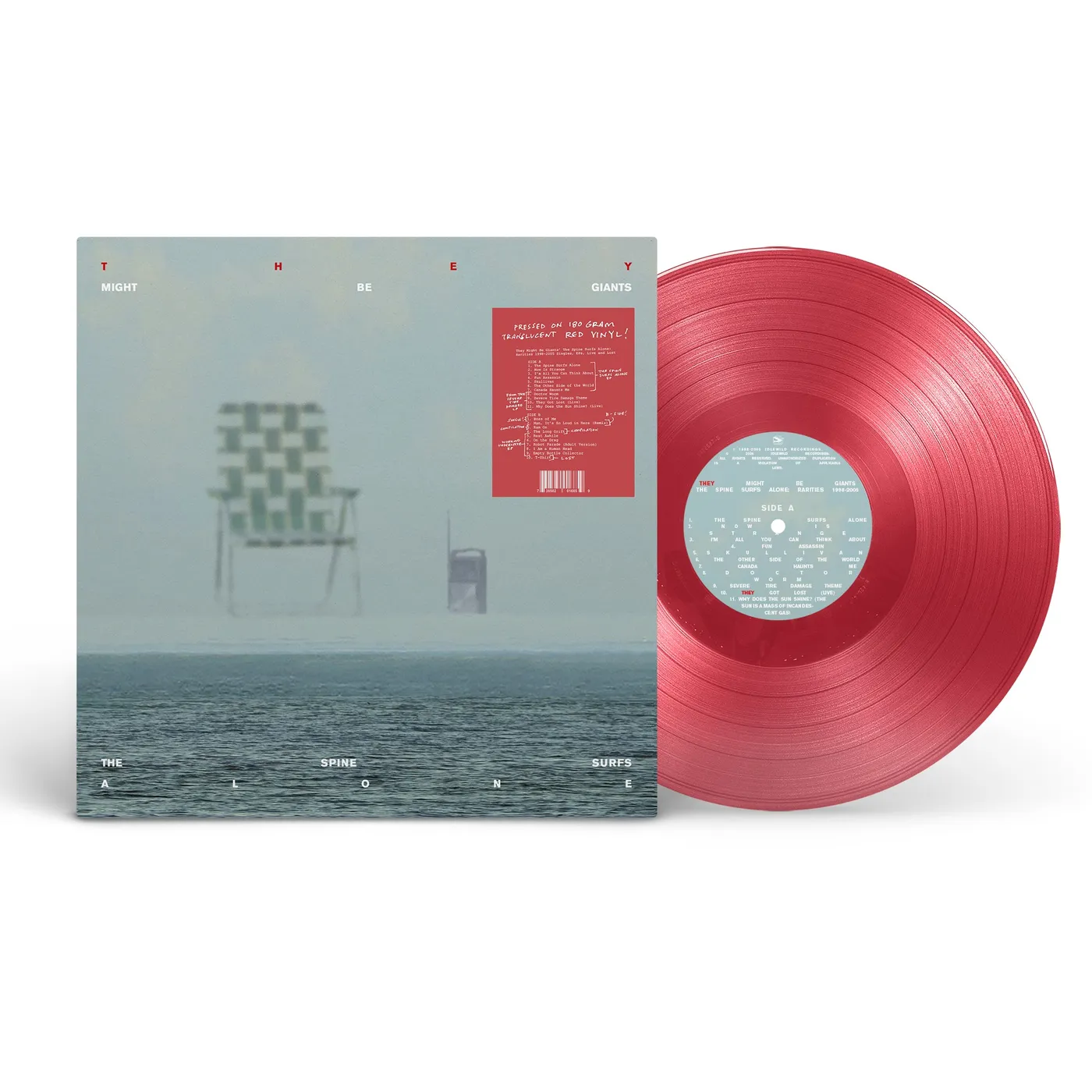 They Might Be Giants The Spine Surfs Alone: Rarities 1998-2005 180g Translucent Red Vinyl