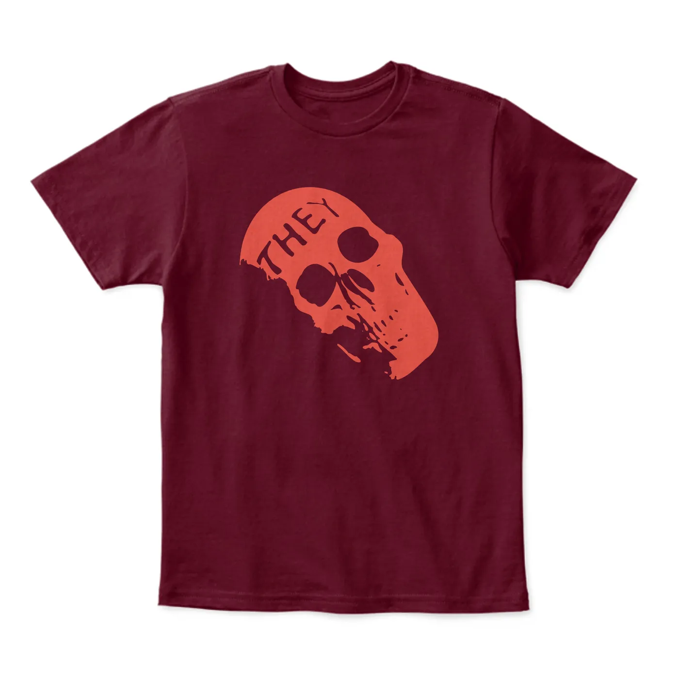 They Might Be Giants THEY Skull T-Shirt