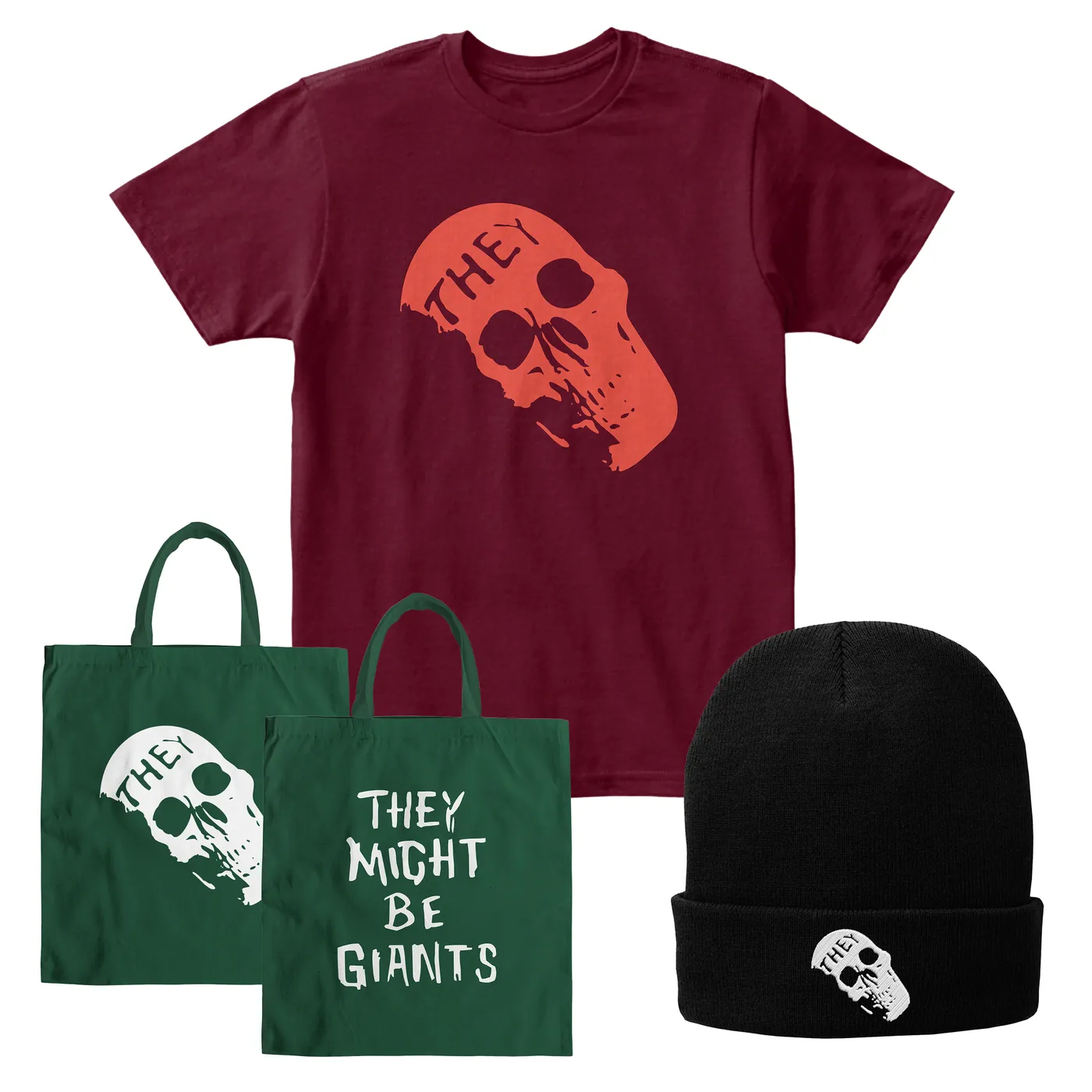 They Might Be Giants John Henry Shirt + Beanie + Tote Bundle