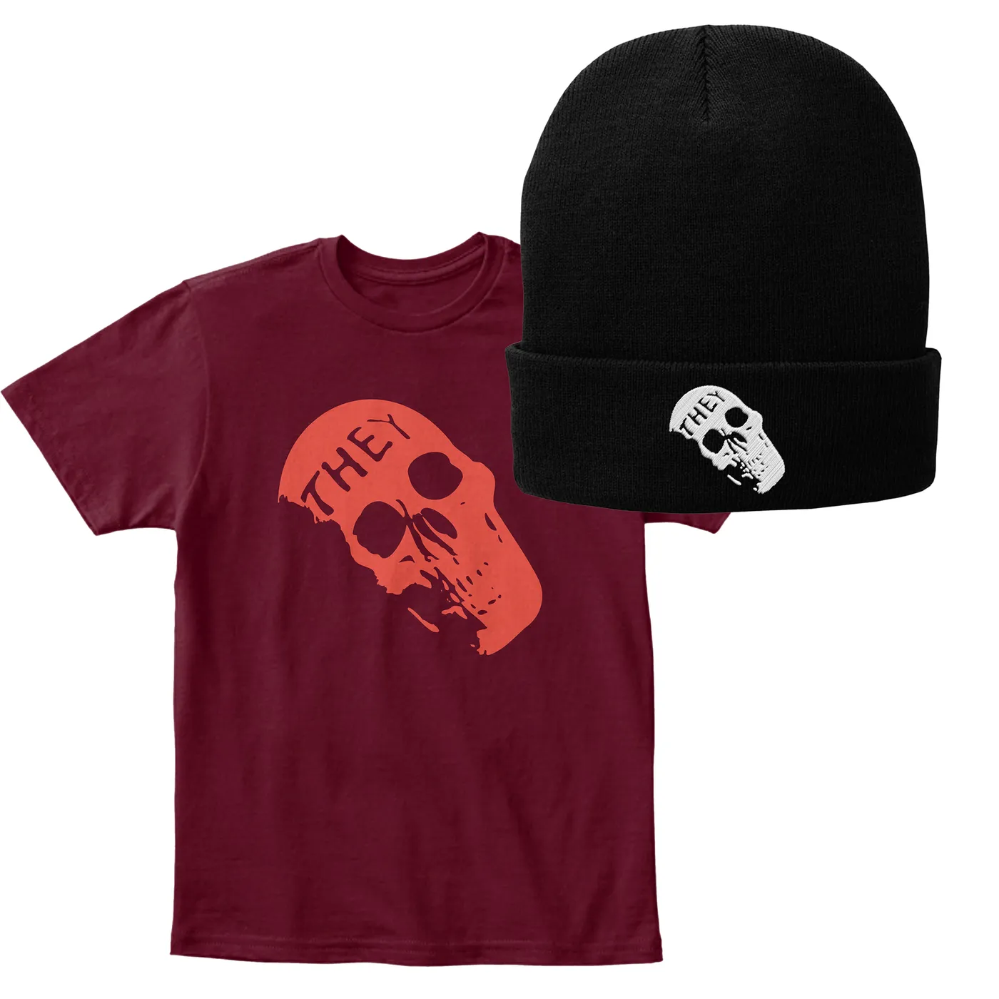 They Might Be Giants John Henry Shirt + Beanie Bundle