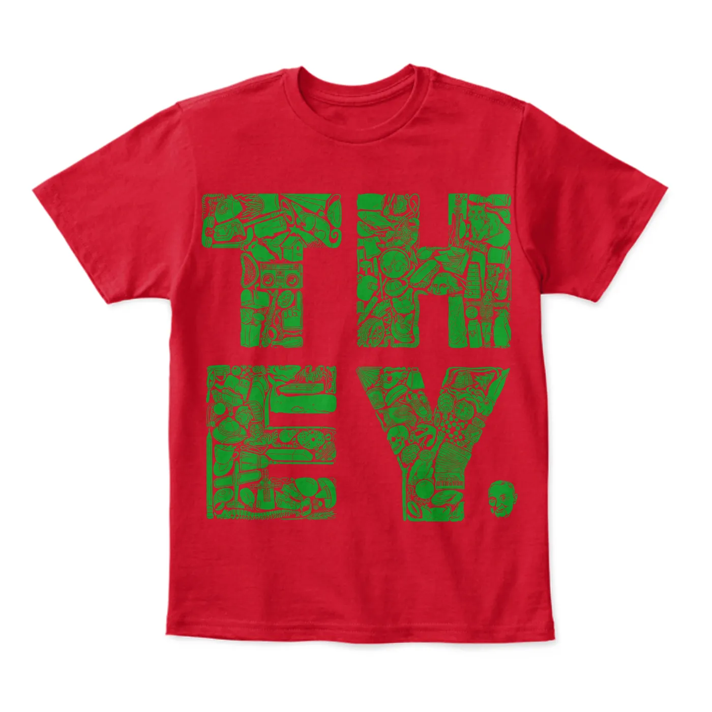 They Might Be Giants THEY Mosaic Shirt (Unisex)