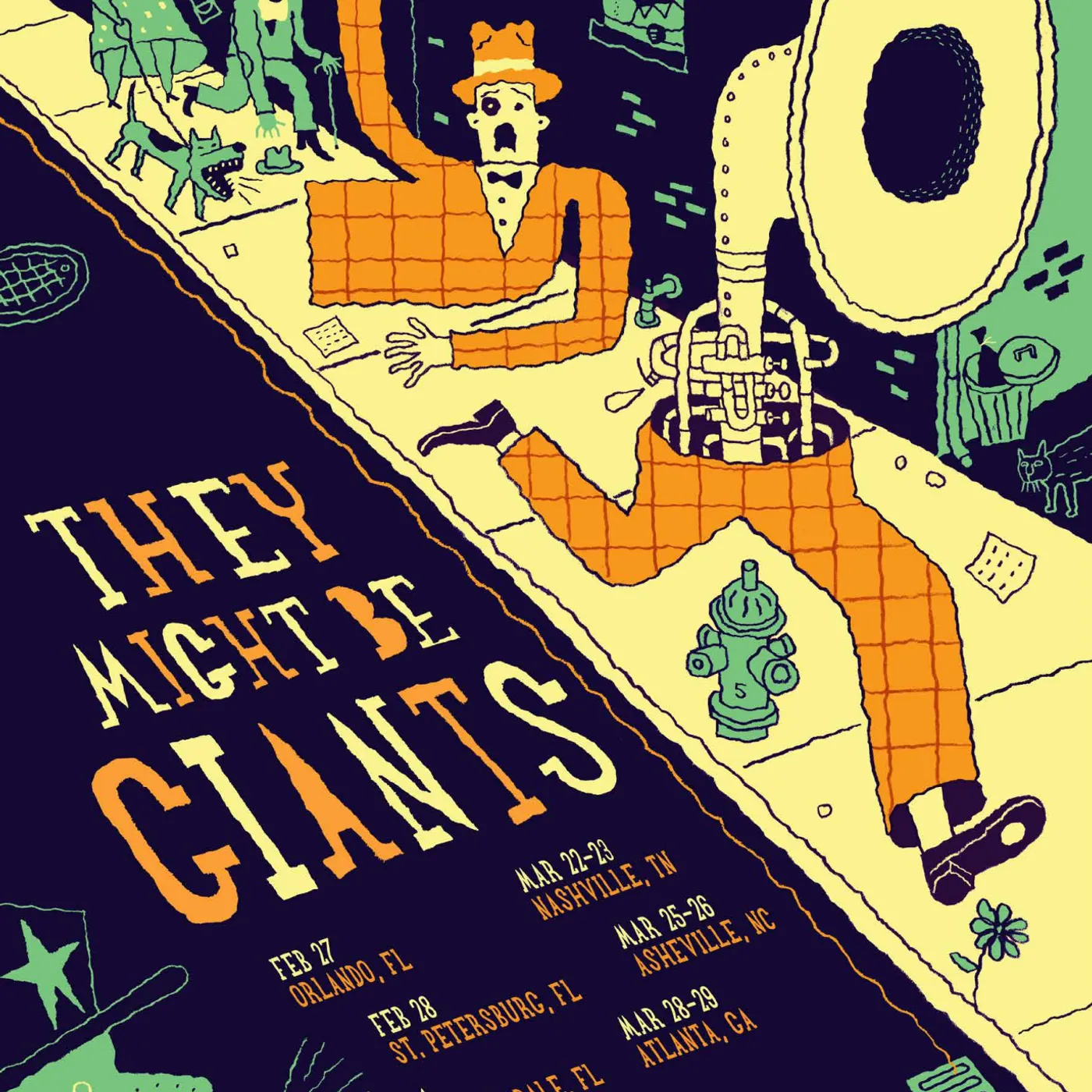 They Might Be Giants Signed Poster Bundle