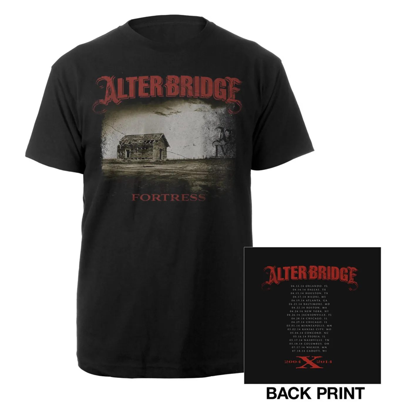 Alter Bridge 2014 Tour Tee