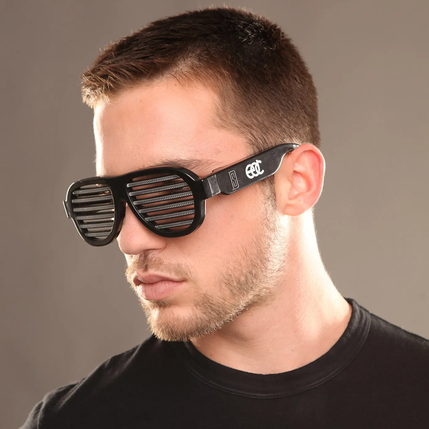 Insomniac EDC Sound Reactive LED Sunglasses Black