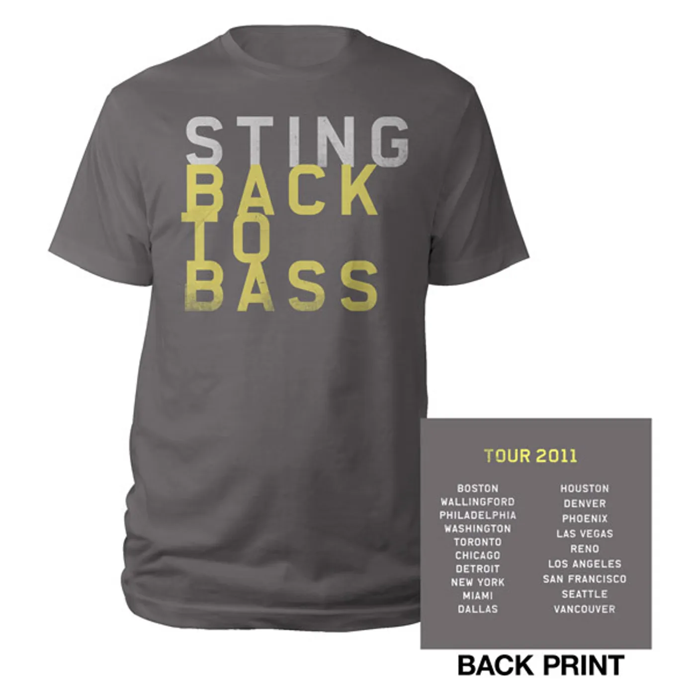 Sting Men's Back to Bass Tee