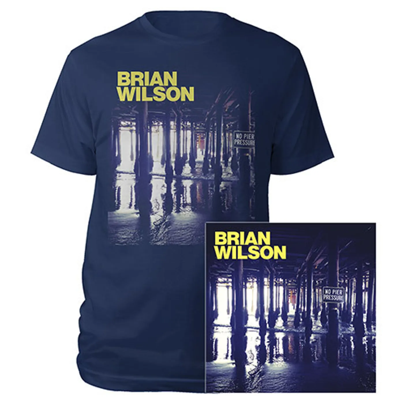 Brian Wilson Hand Signed! No Pier Pressure 2 LP Vinyl, Tee, & Digital Album