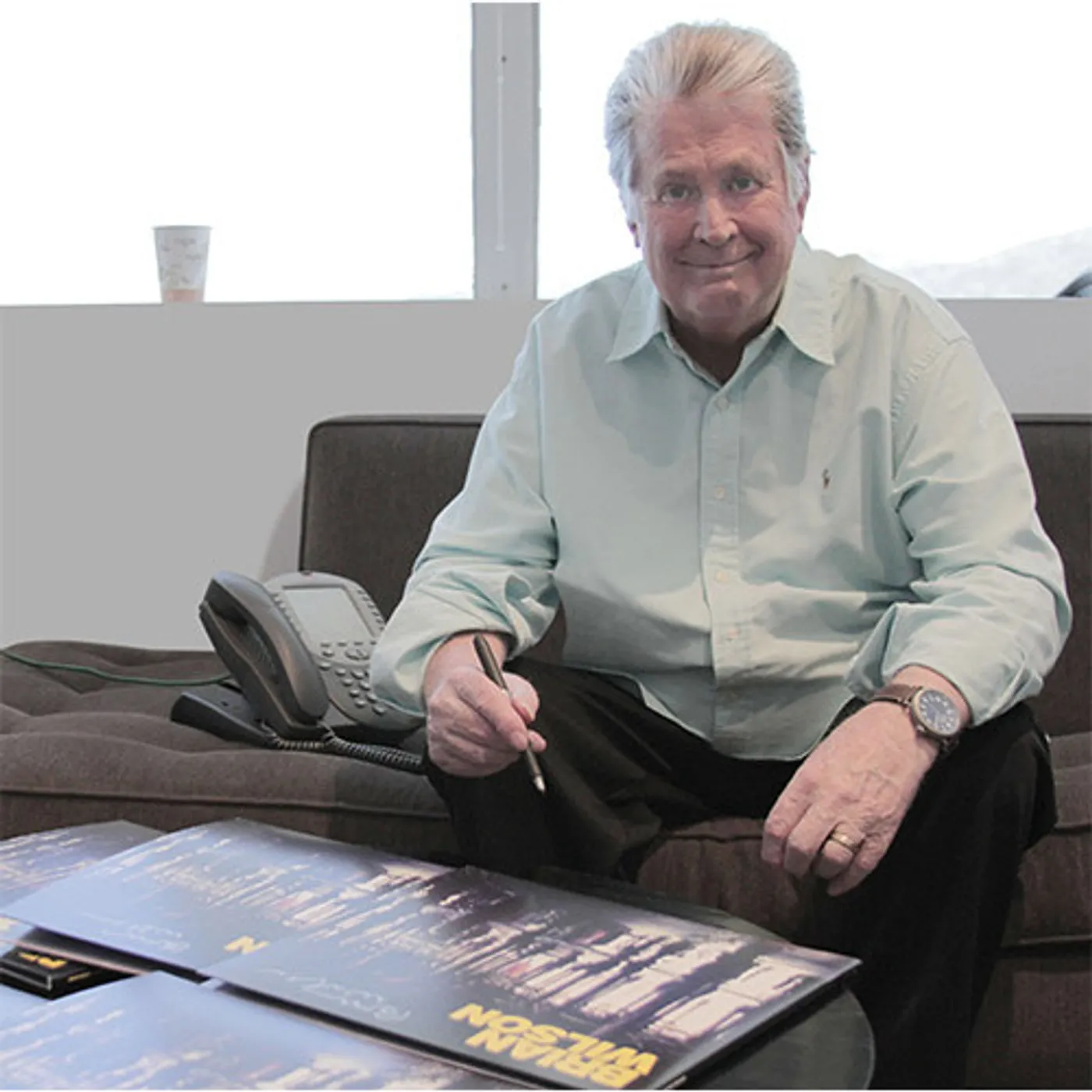 Brian Wilson Hand Signed!  No Pier Pressure 2 LP Vinyl, Lithograph & Digital Album