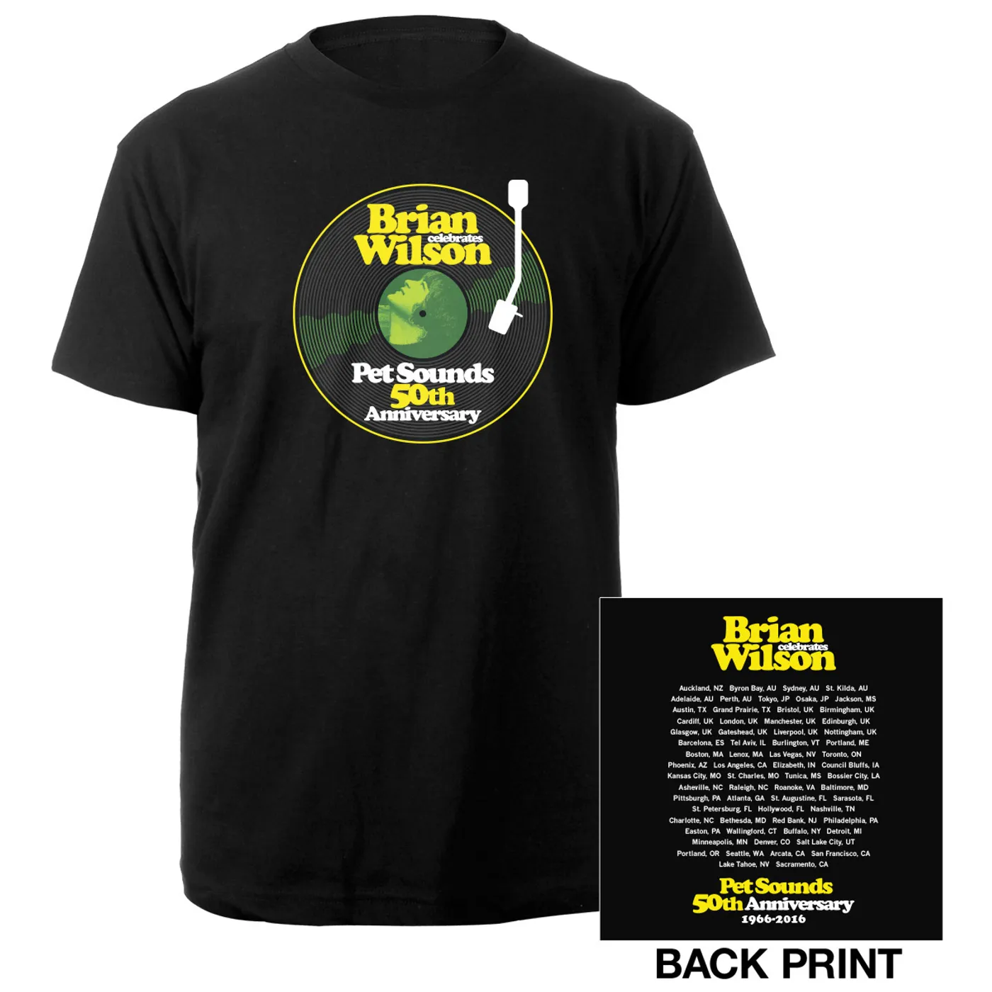 Brian Wilson Pet Sounds 50th Anniversary Tour Tee