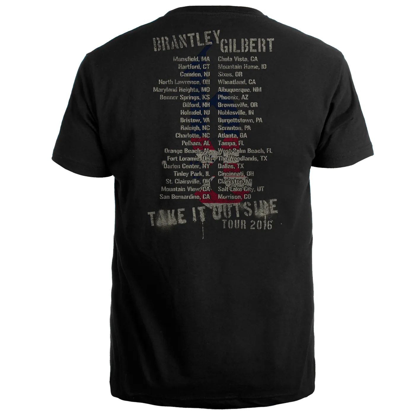 Brantley Gilbert Take it Outside Photo Tee