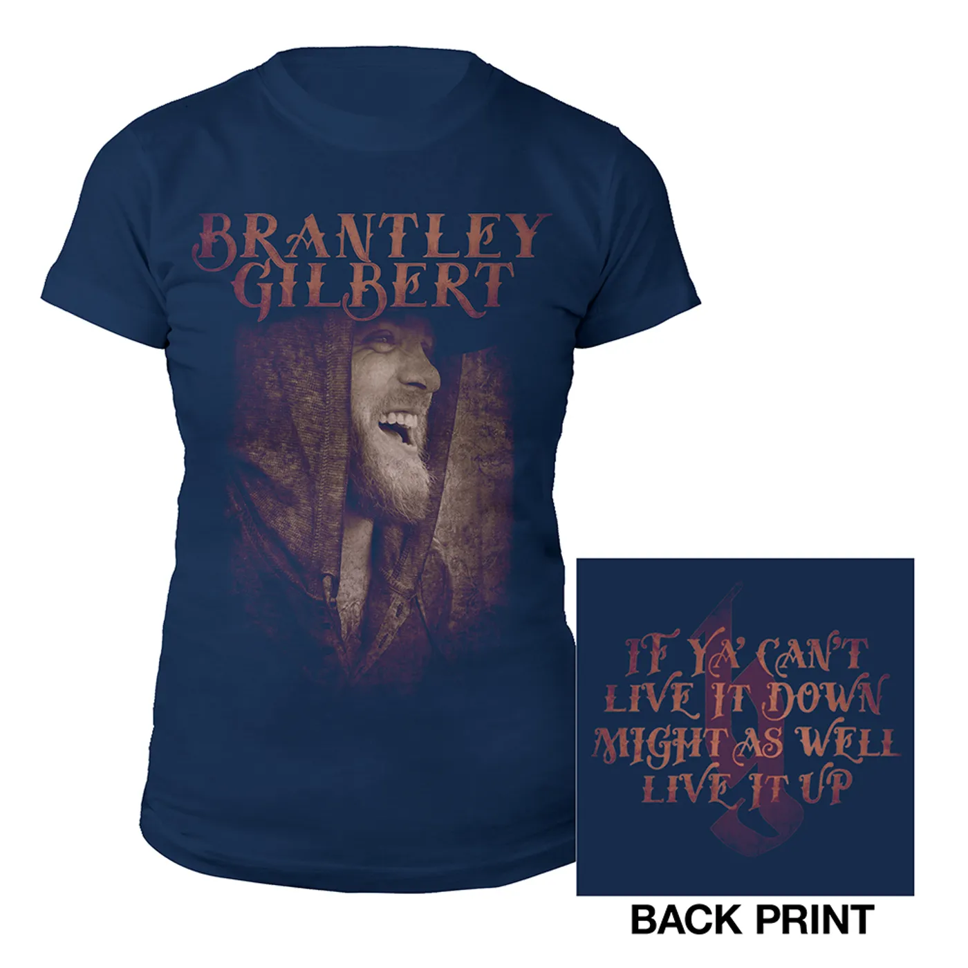 Brantley Gilbert Photo Ladies Tee