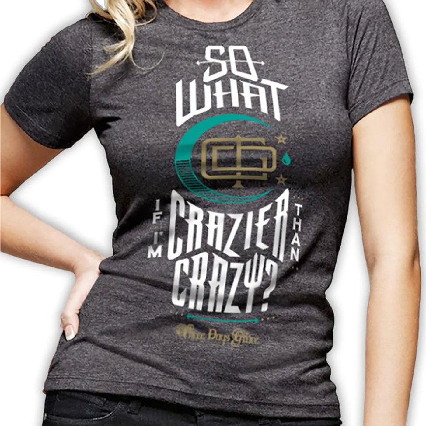 Three Days Grace Women's So What Grey T Shirt