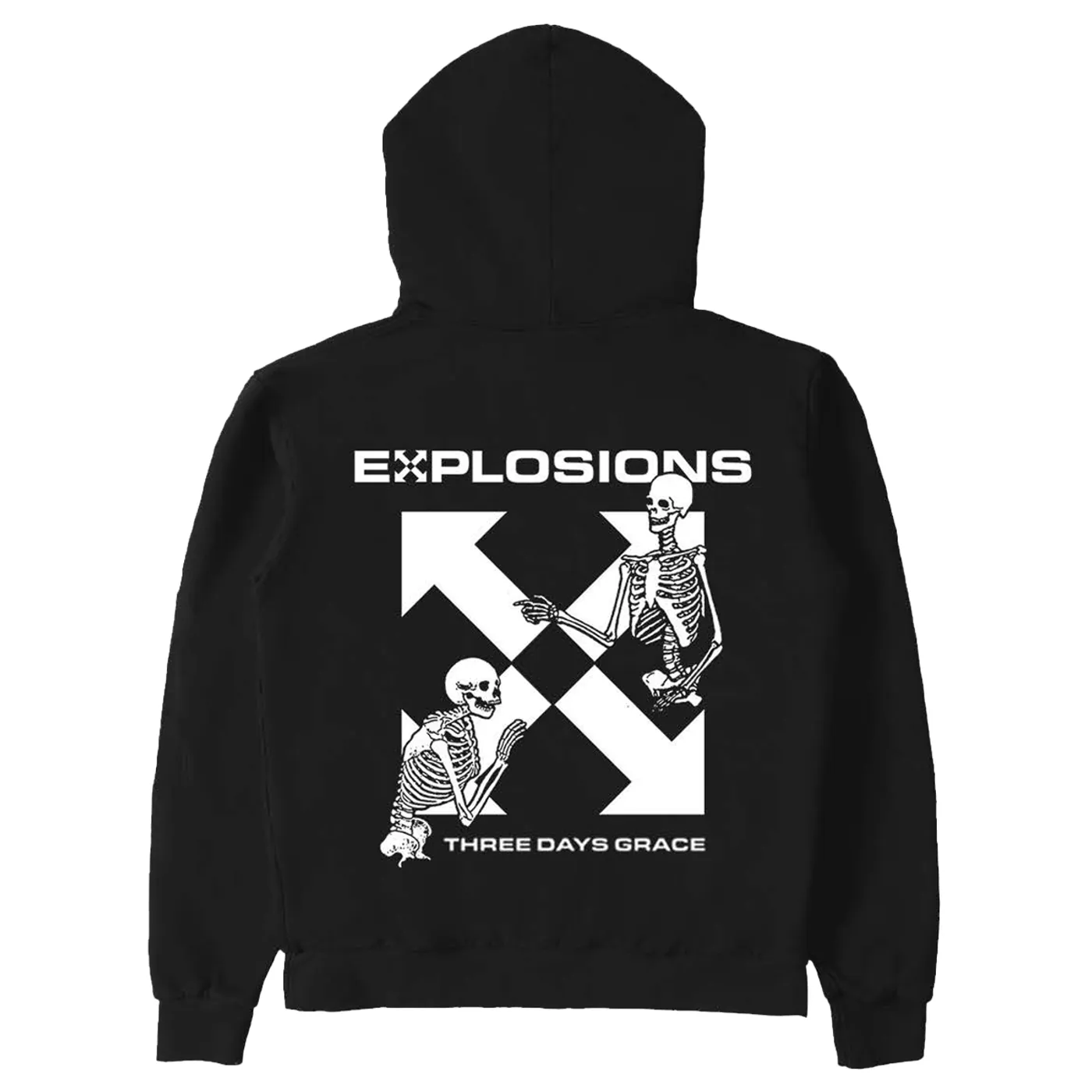 Three Days Grace EXPLOSIONS Tour Zip Hoodie