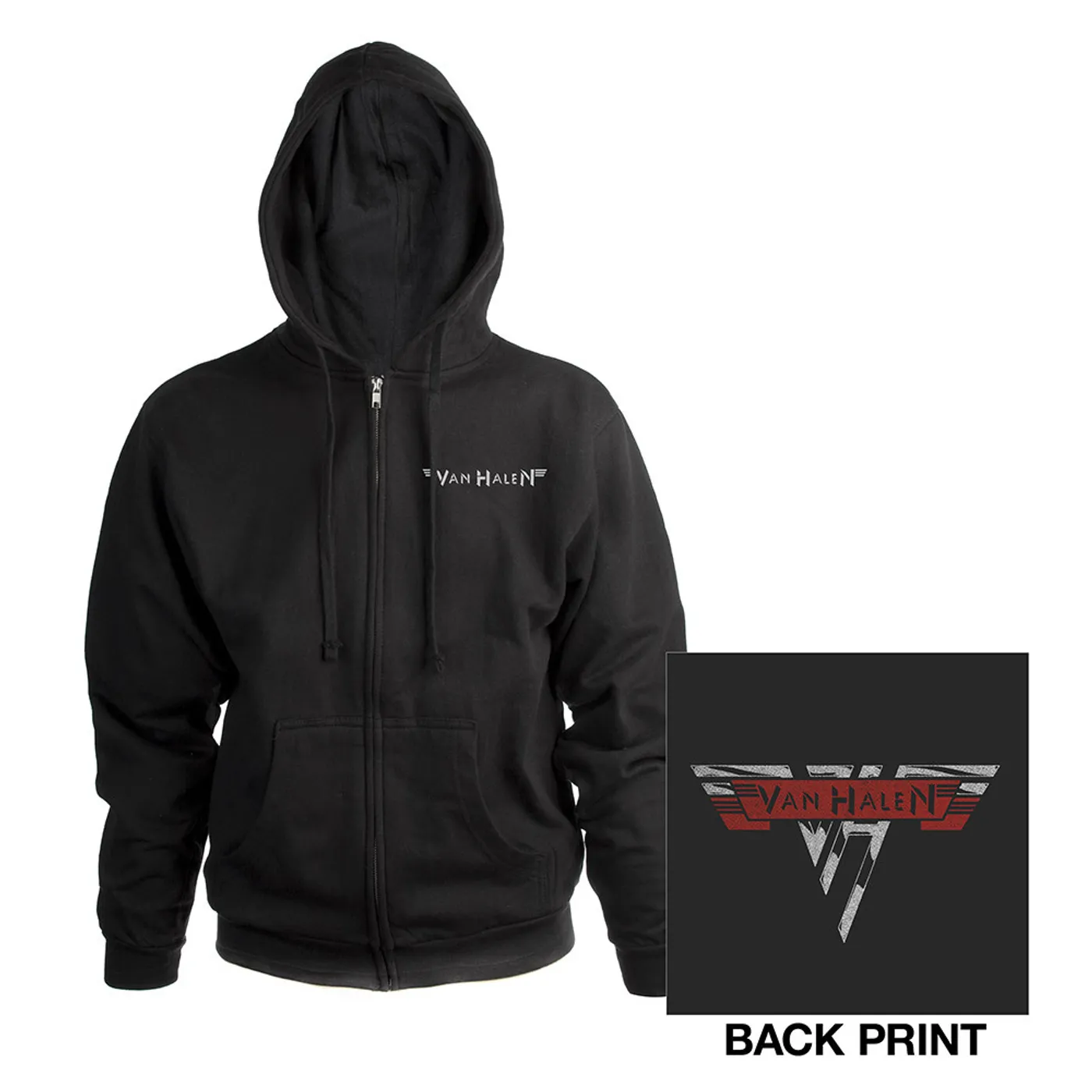 Van Halen Classic Logo Zip Hoodie