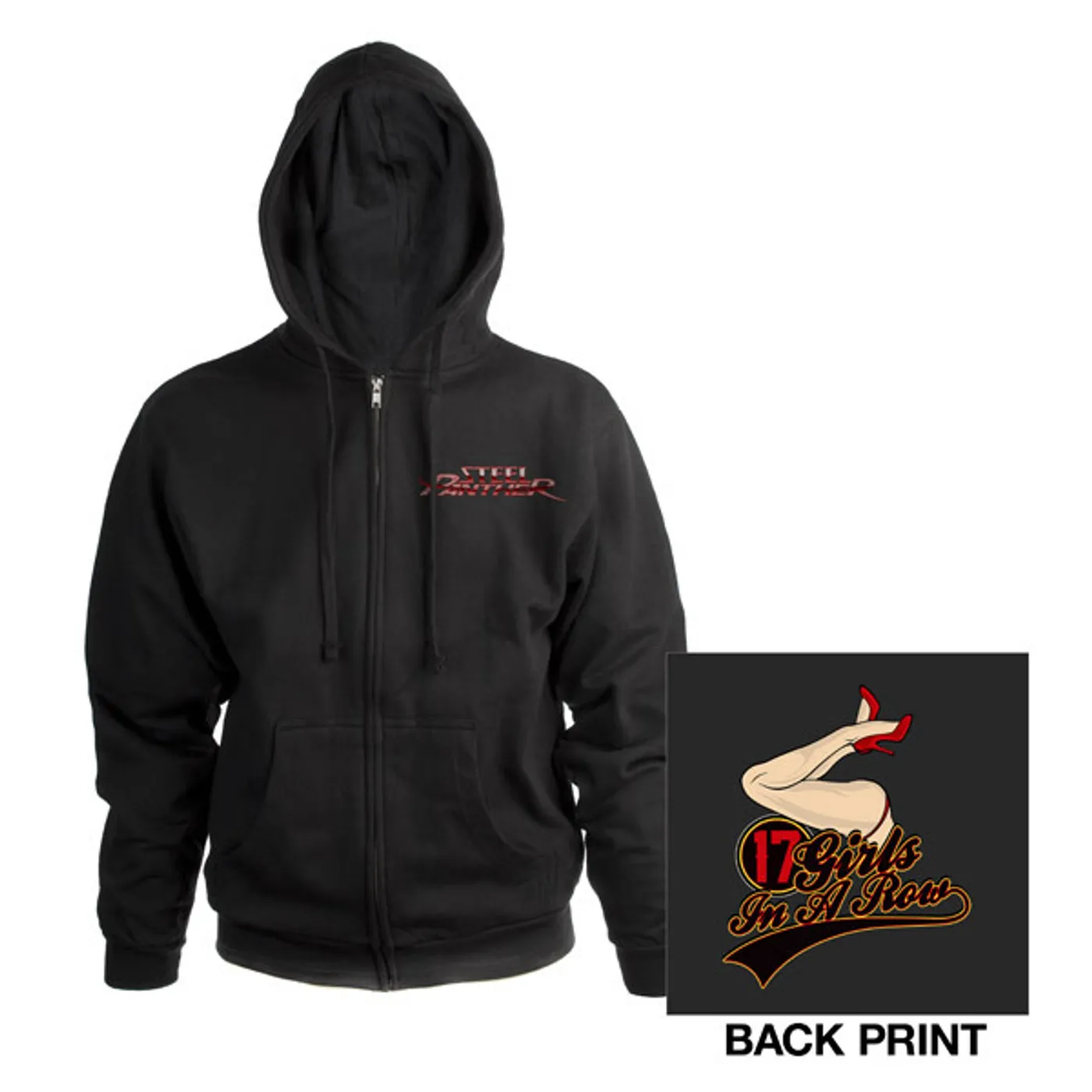 Steel Panther Zip Hoody