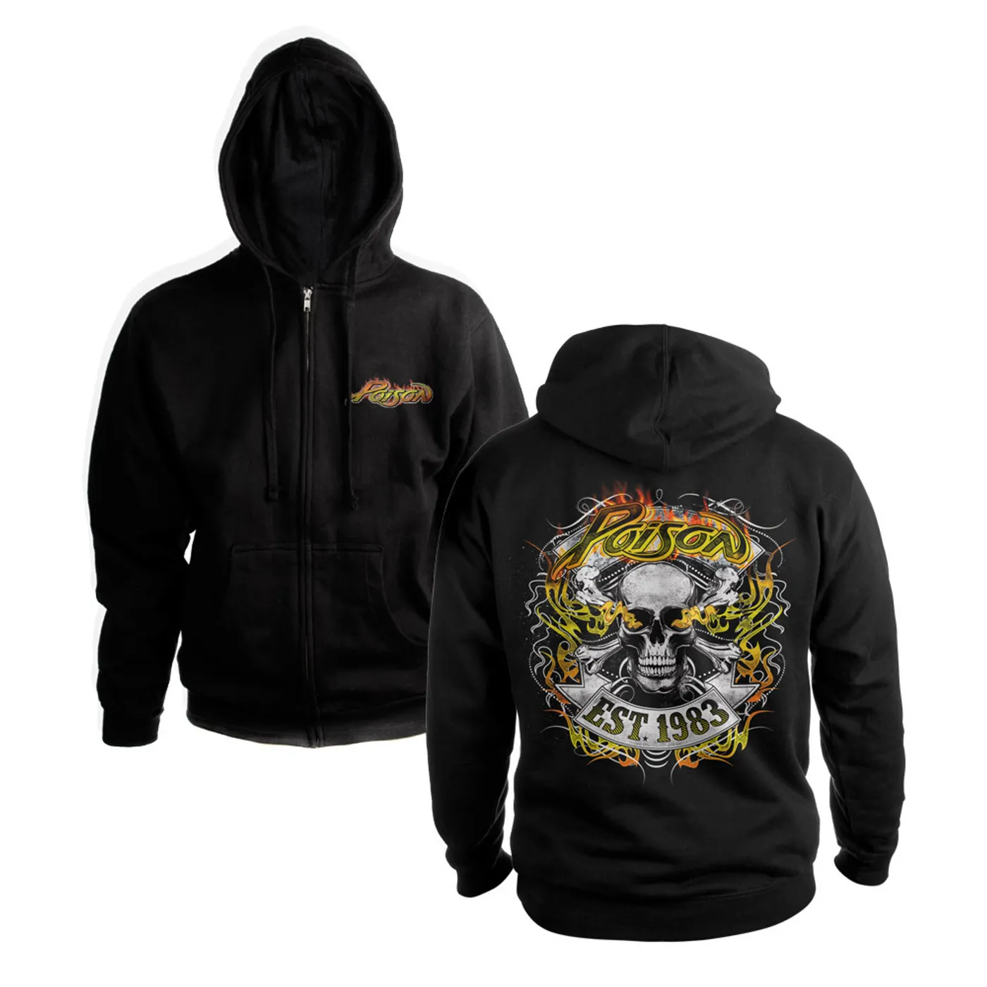 Rock Of Ages Skull Est. 1983 Hoody