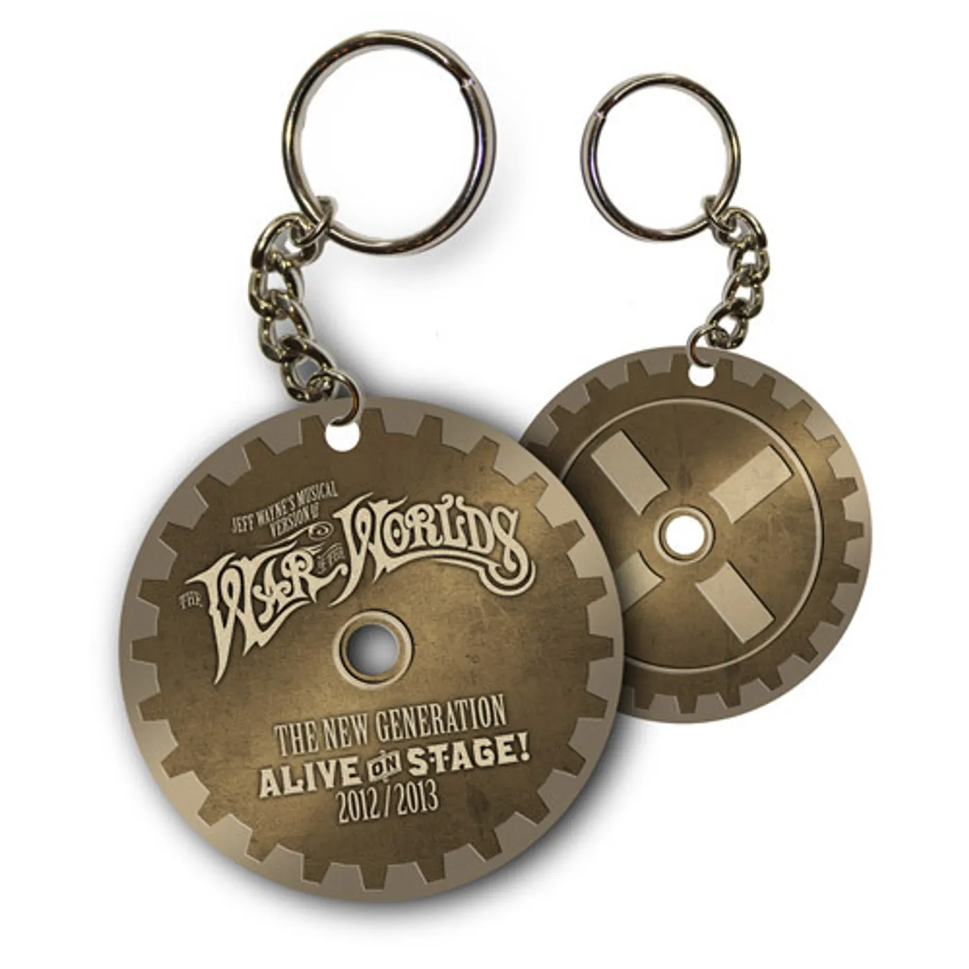 The War Of The Worlds TWOTW Metal Keyring