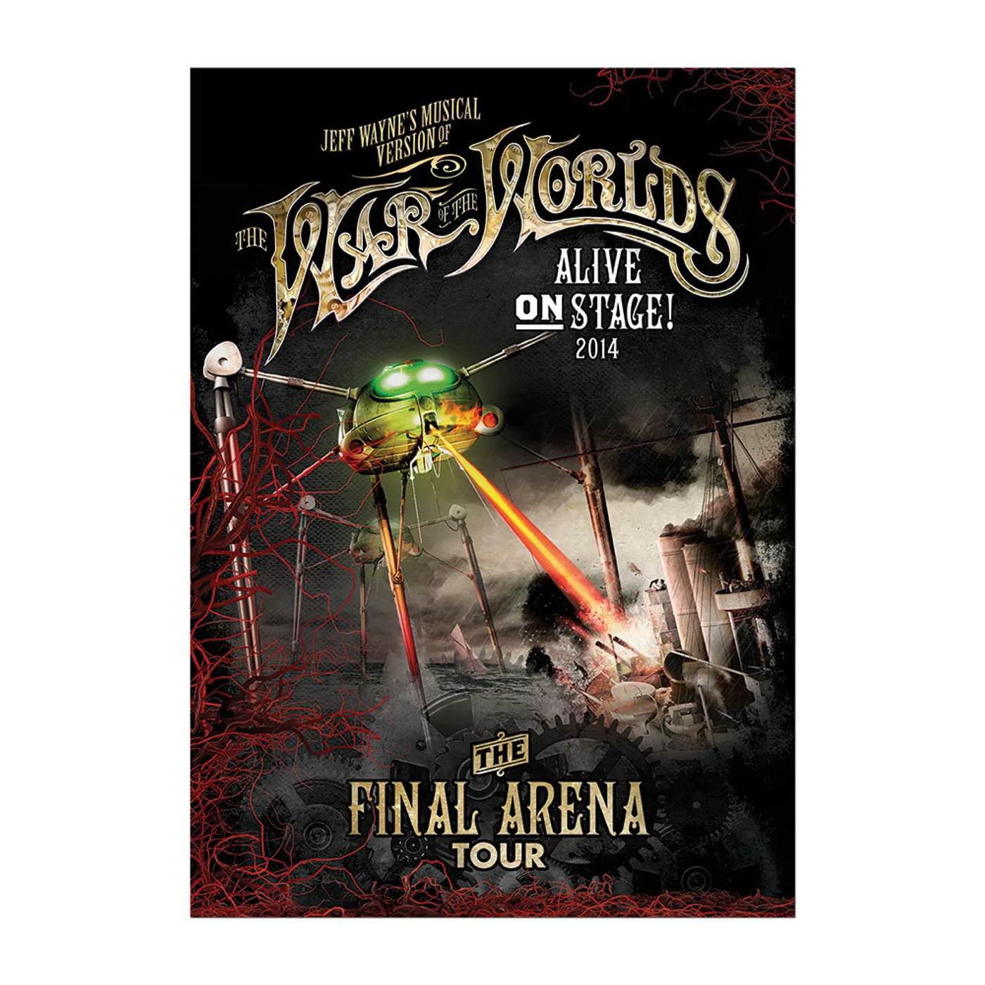 The War Of The Worlds TWOTW MFM A3 Lithograph