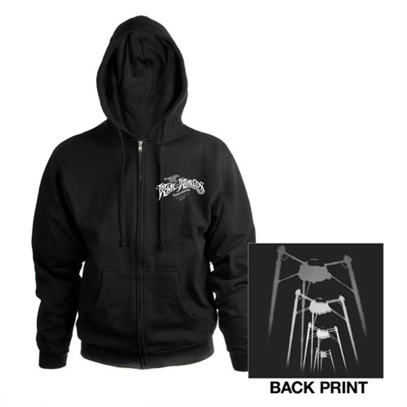 The War Of The Worlds TWOTW Charcoal Fighting Machines Hoody
