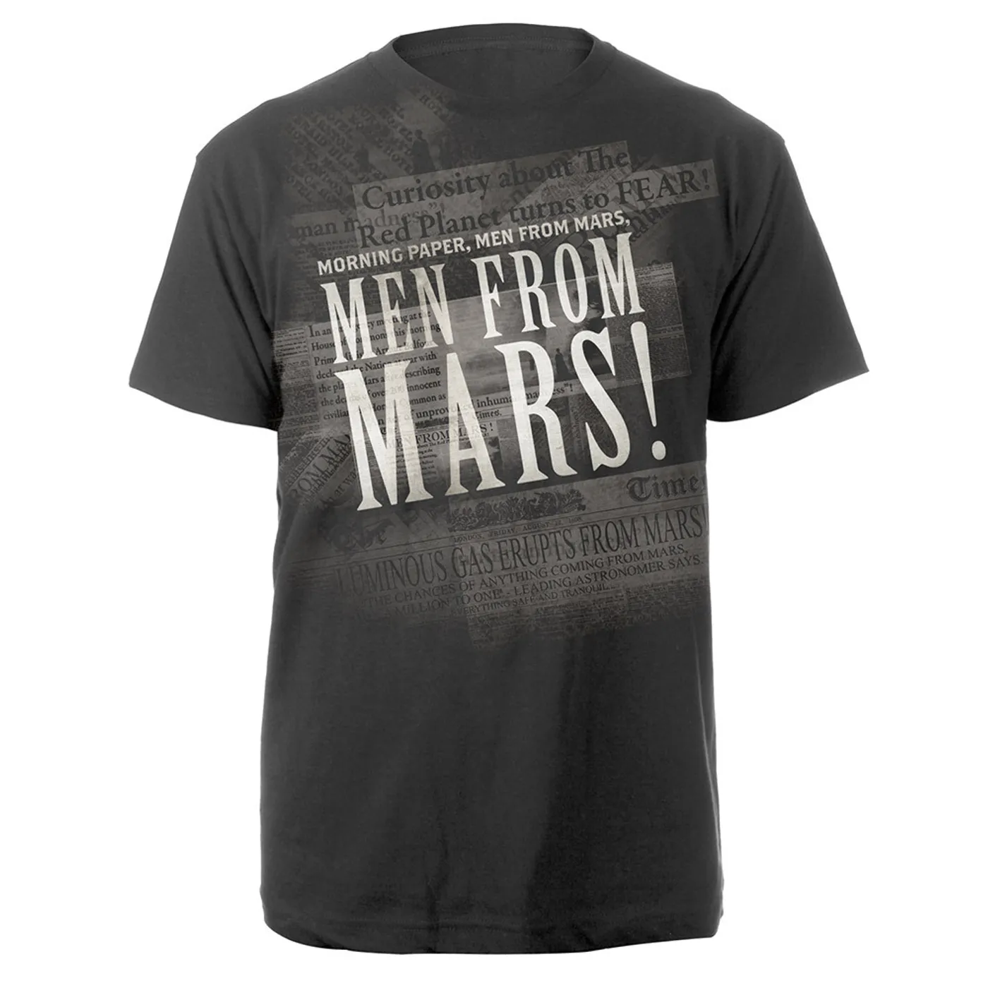 The War Of The Worlds TWOTW Men are from Mars 2014 Charcoal T-shirt