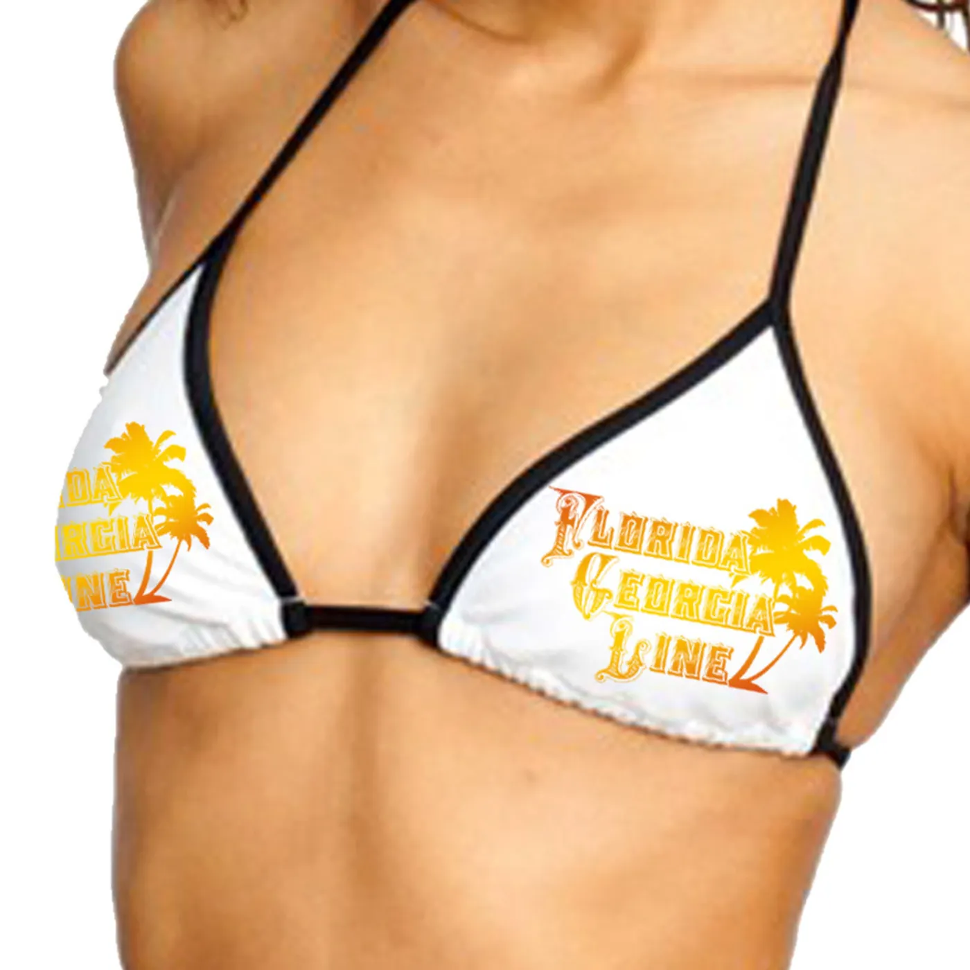 Florida Georgia Line Palm Logo Bikini Top