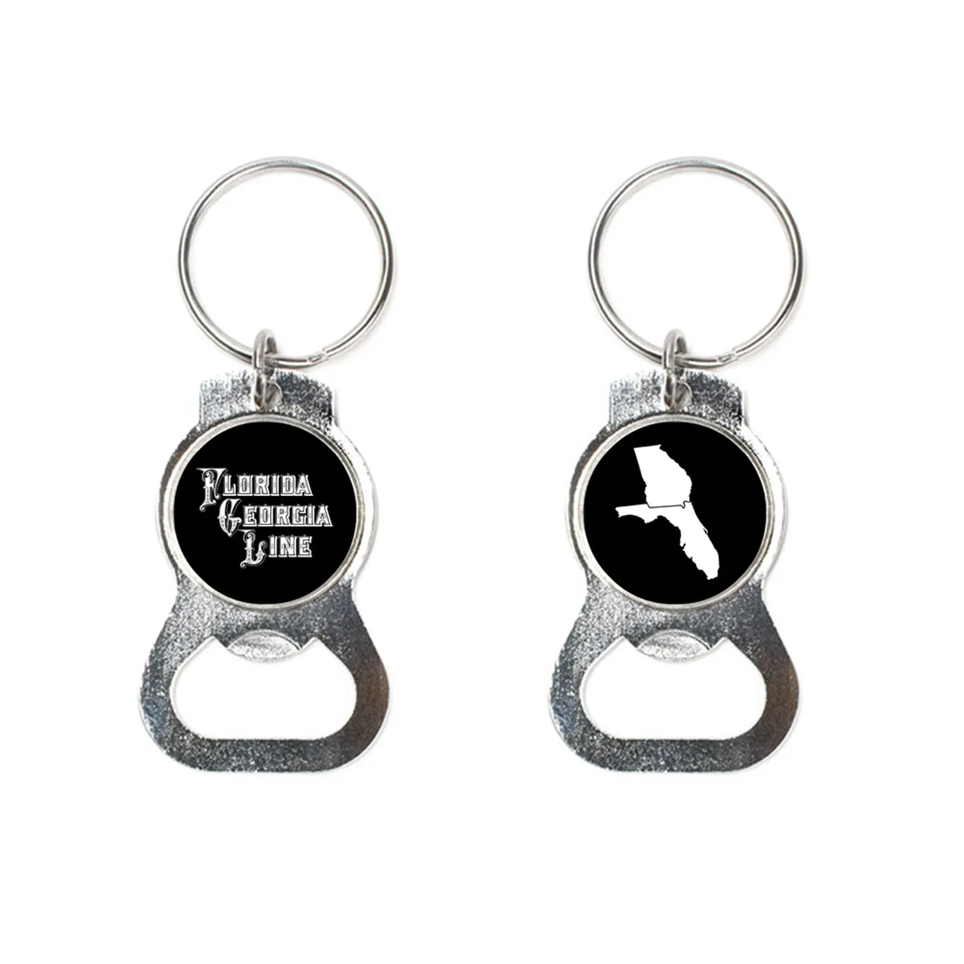 Florida Georgia Line States Logo Bottle Opener Keychain