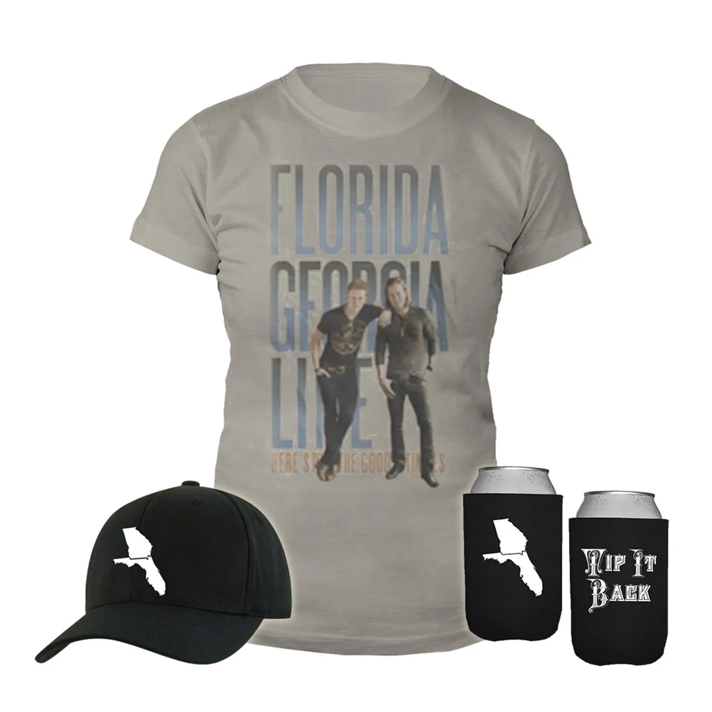 Florida Georgia Line Exclusive Stacked Logo Jrs Tee Bundle