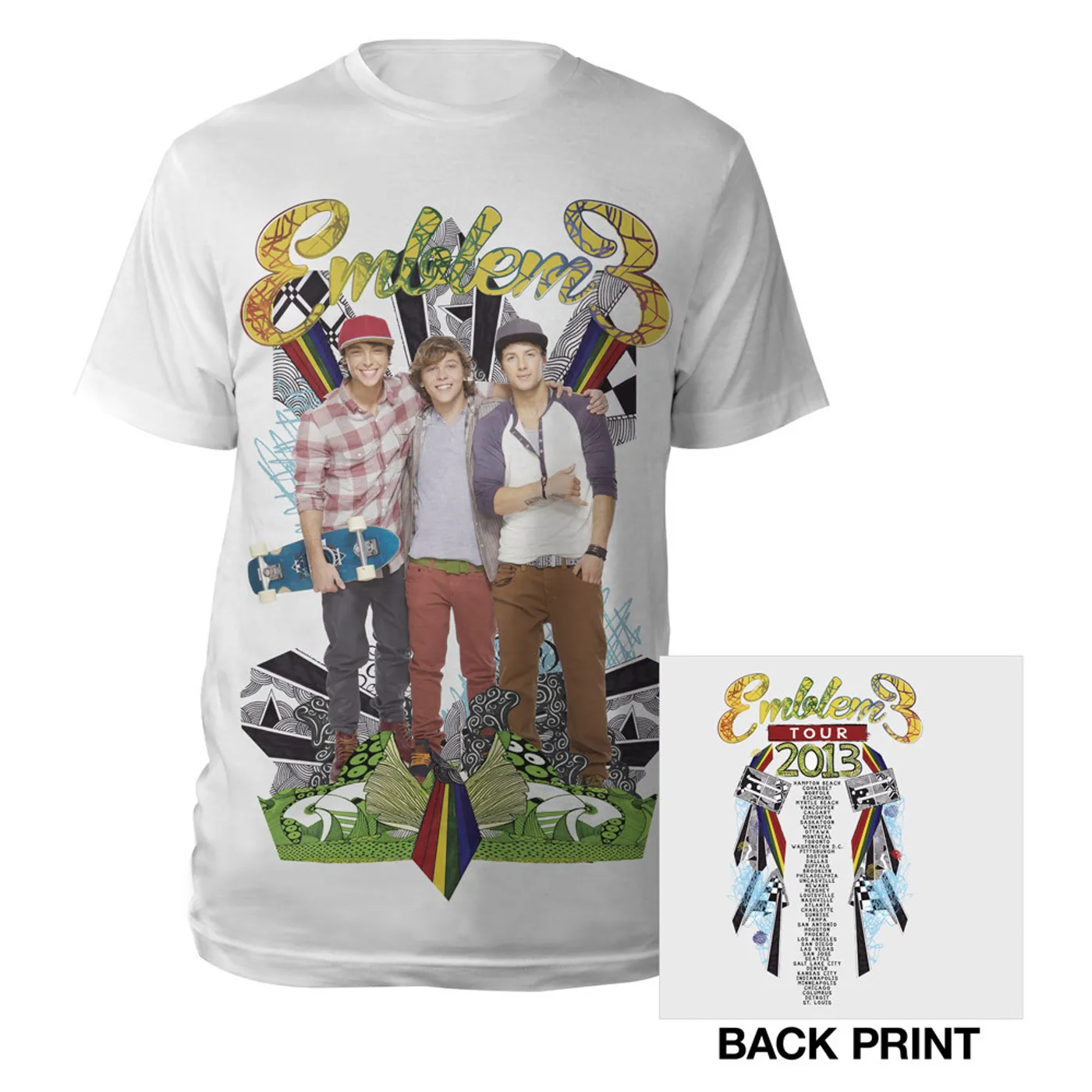 Emblem3 Collage Tour Tee