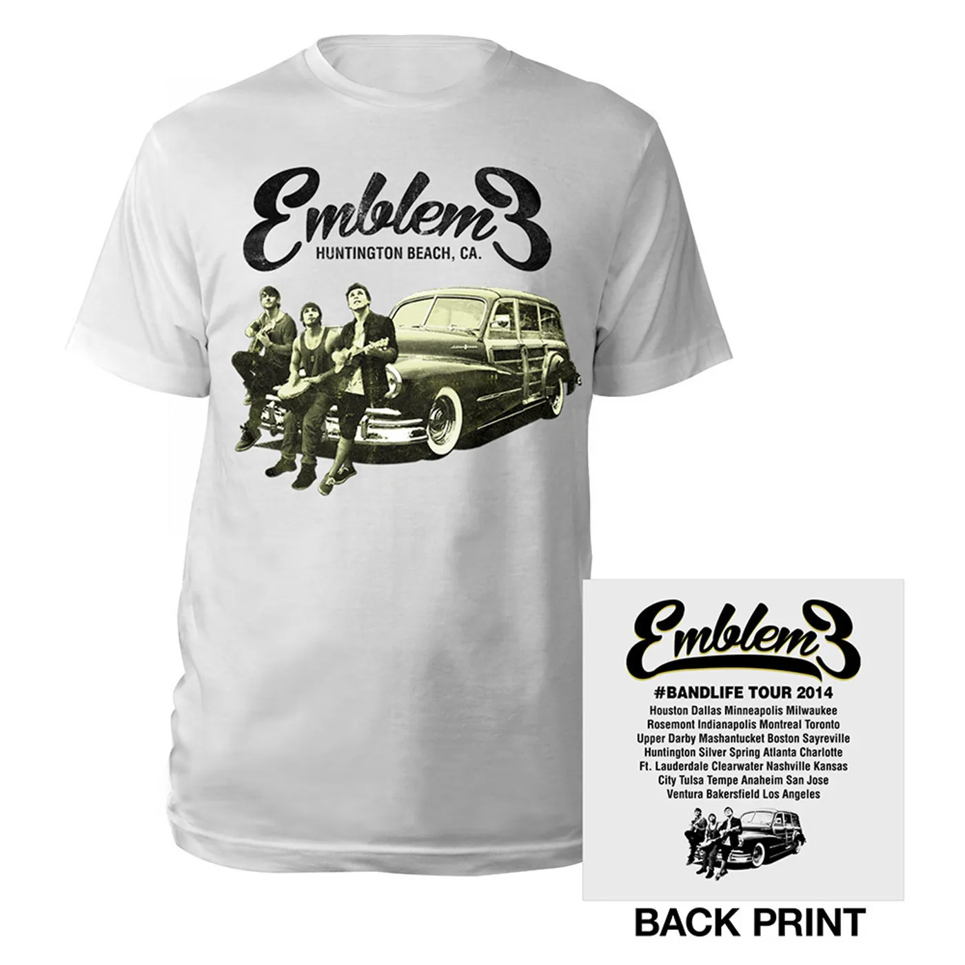 Emblem3 Car Photo  Tour Tee