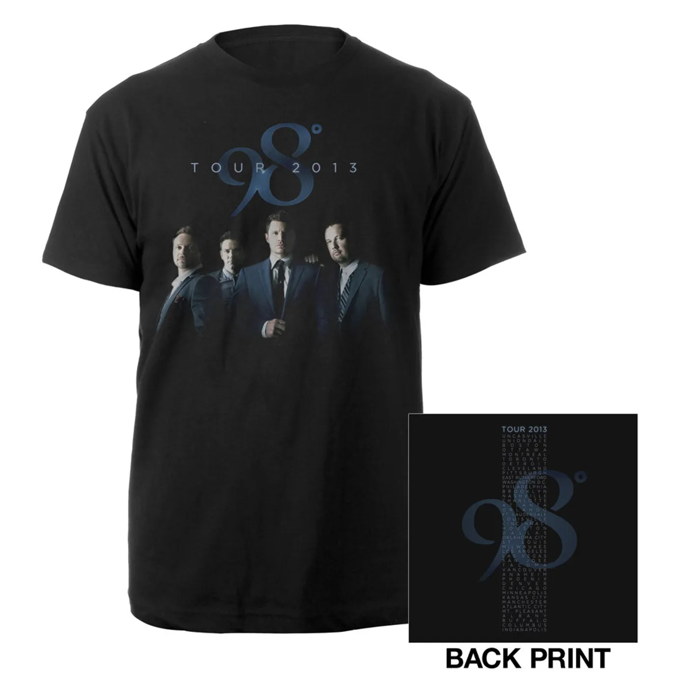 98 Degrees Band Photo Tour Tee